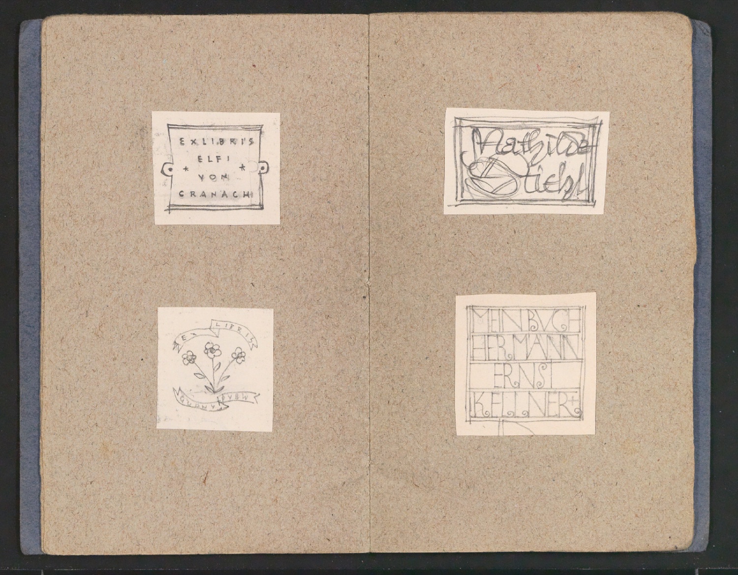 Skizzenbuch für Exlibris — Blatt 6