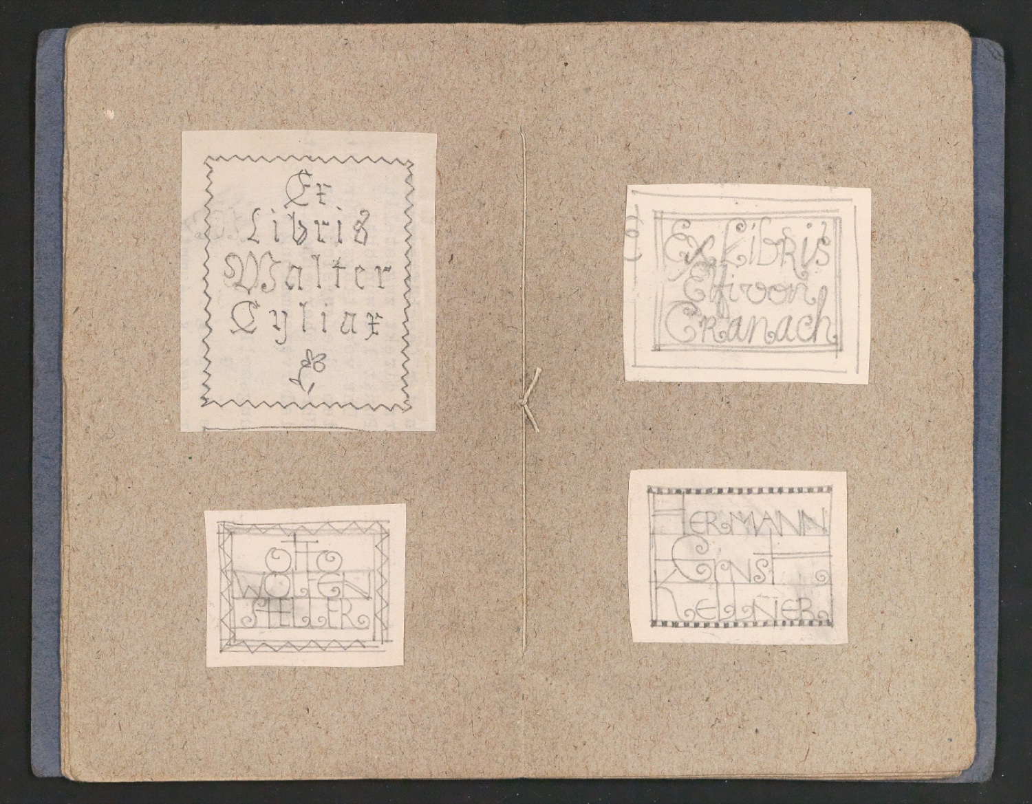 Skizzenbuch für Exlibris — Blatt 7