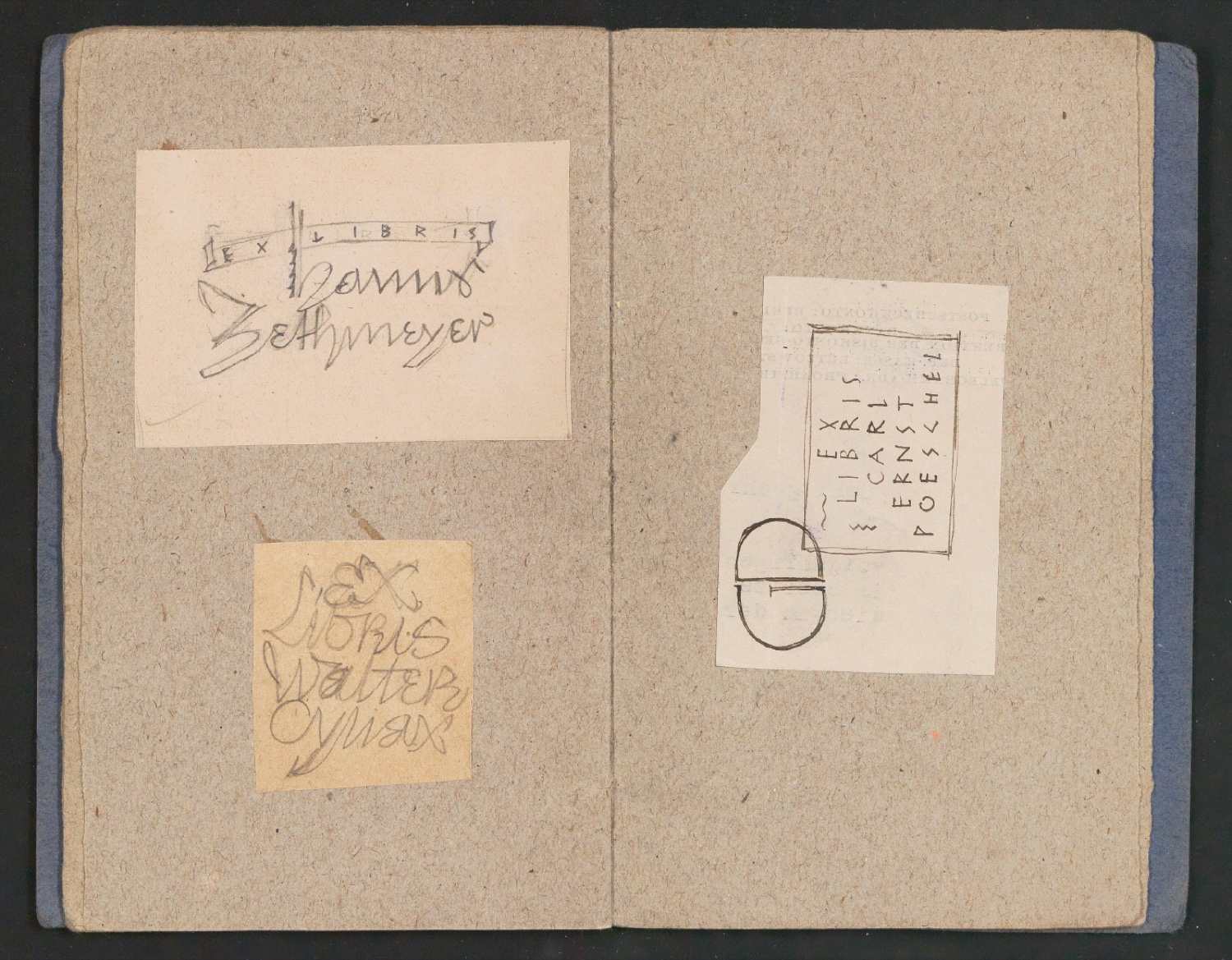 Skizzenbuch für Exlibris — Blatt 10