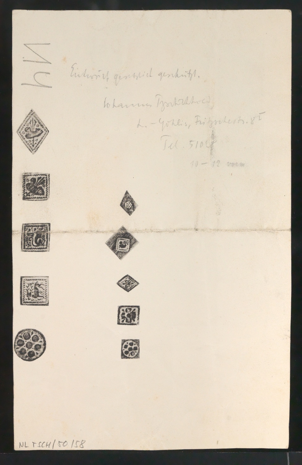 Entwurf für ein Plakat Wähle: Deutsch — Blatt 2