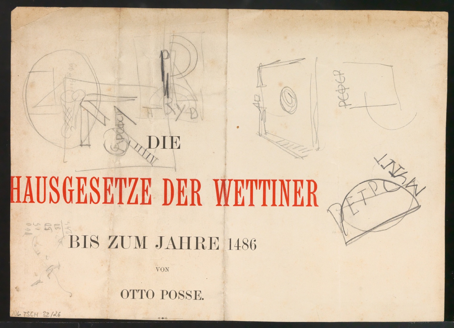 Entwurf für Verlagsschild Insel-Verlag - 25 Jahre Insel-Verlag; 1899 - 1924 — Blatt 2