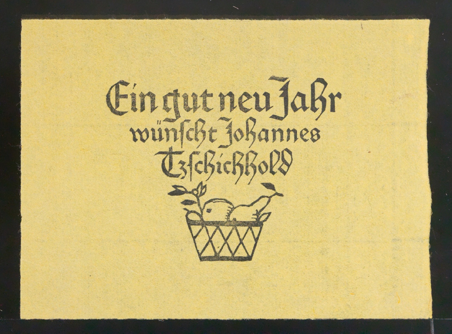 Ein gut neu Jahr wünscht Johannes Tzschichhold — Blatt 11