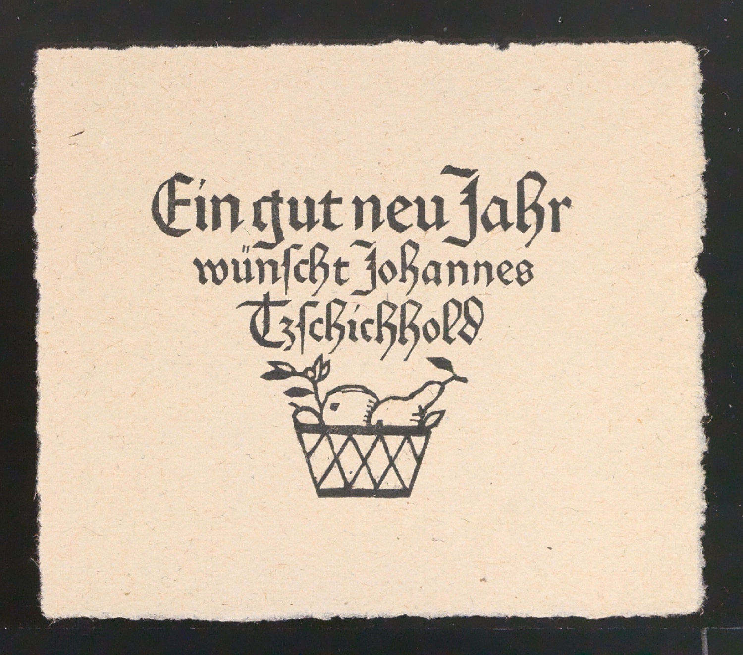 Ein gut neu Jahr wünscht Johannes Tzschichhold — Blatt 27