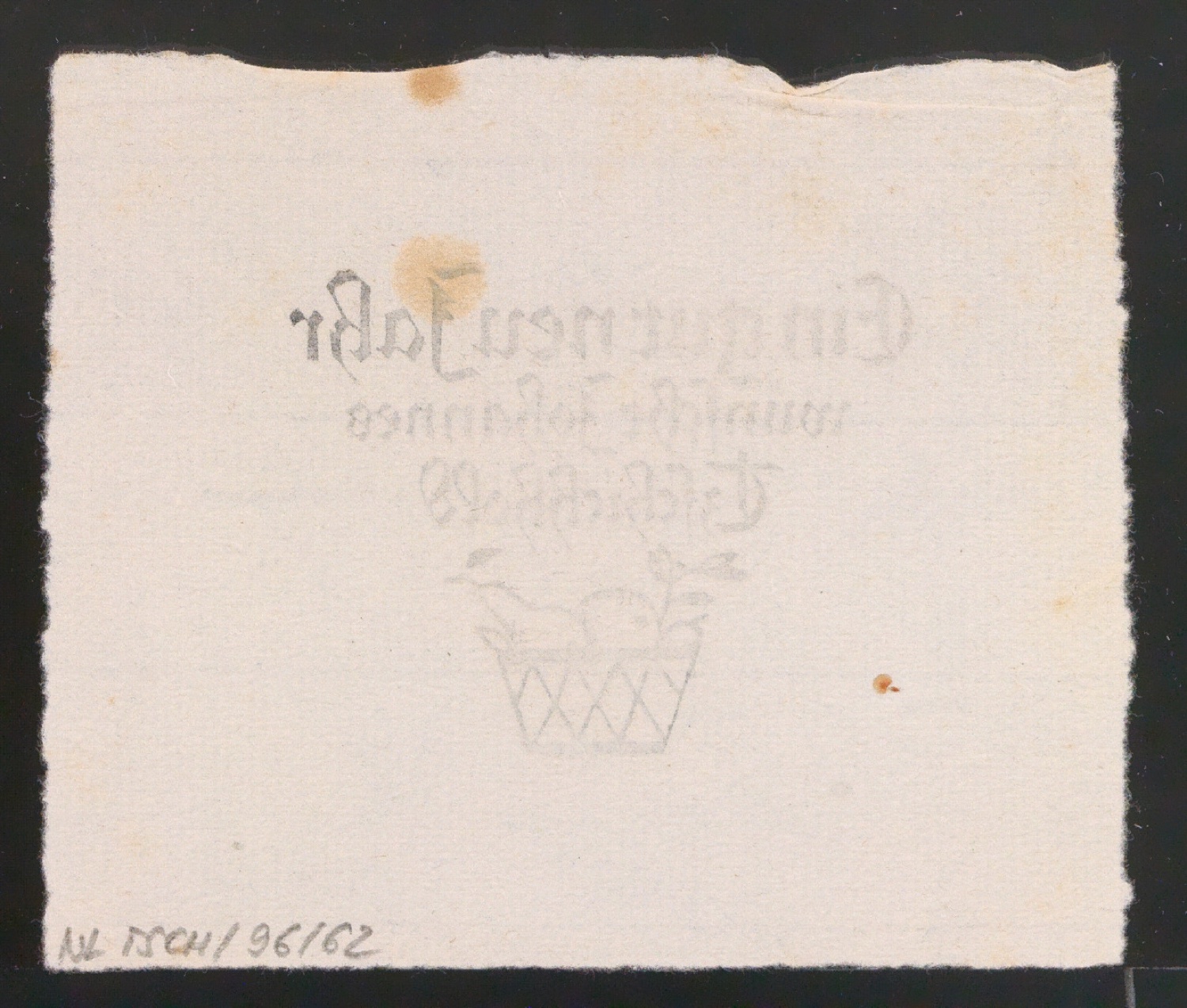 Ein gut neu Jahr wünscht Johannes Tzschichhold — Blatt 32