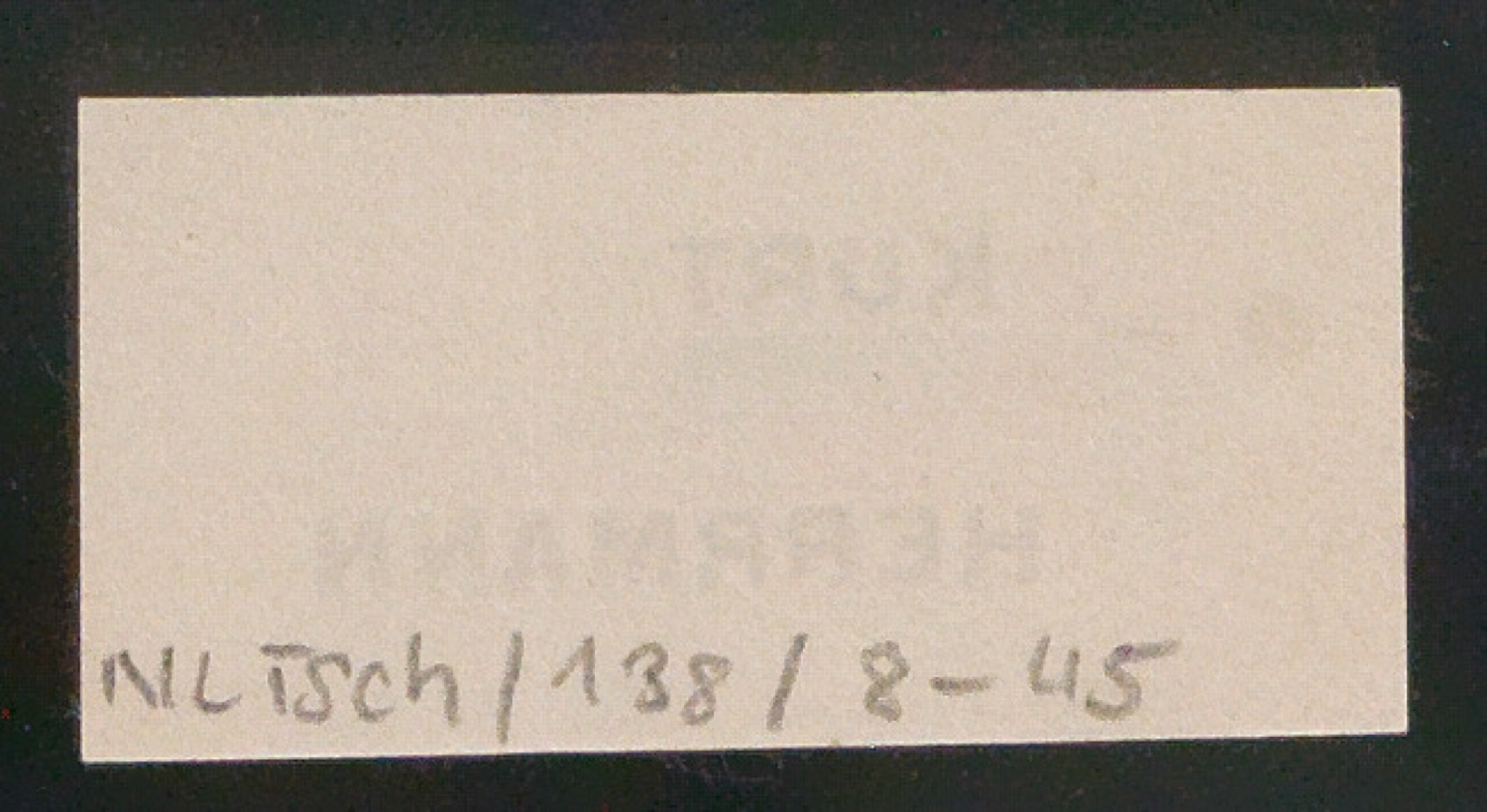 Probedruck von Briefkopf für Kurt Herrmann — Blatt 2