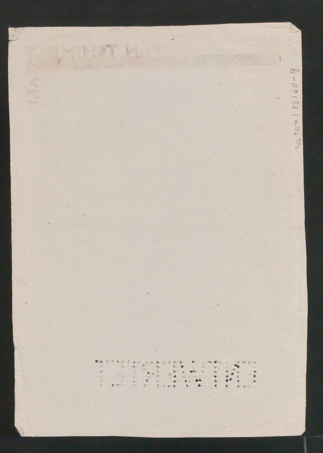 Probedrucke von Briefkopf für Ivan Tschichold, Paris — Blatt 2