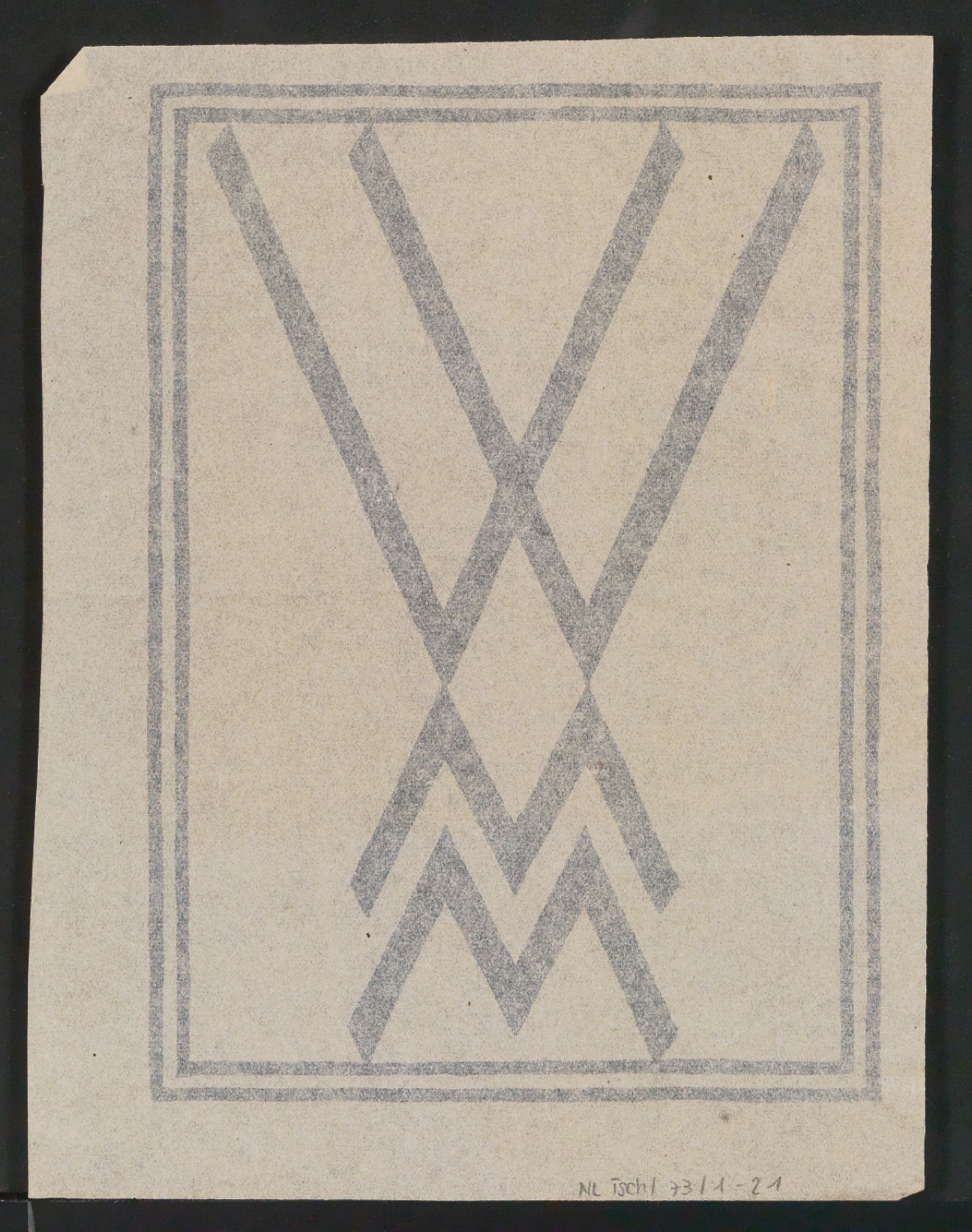 Probedrucke und Entwurf von Firmenzeichen für Leipziger Messe WMM — Blatt 4