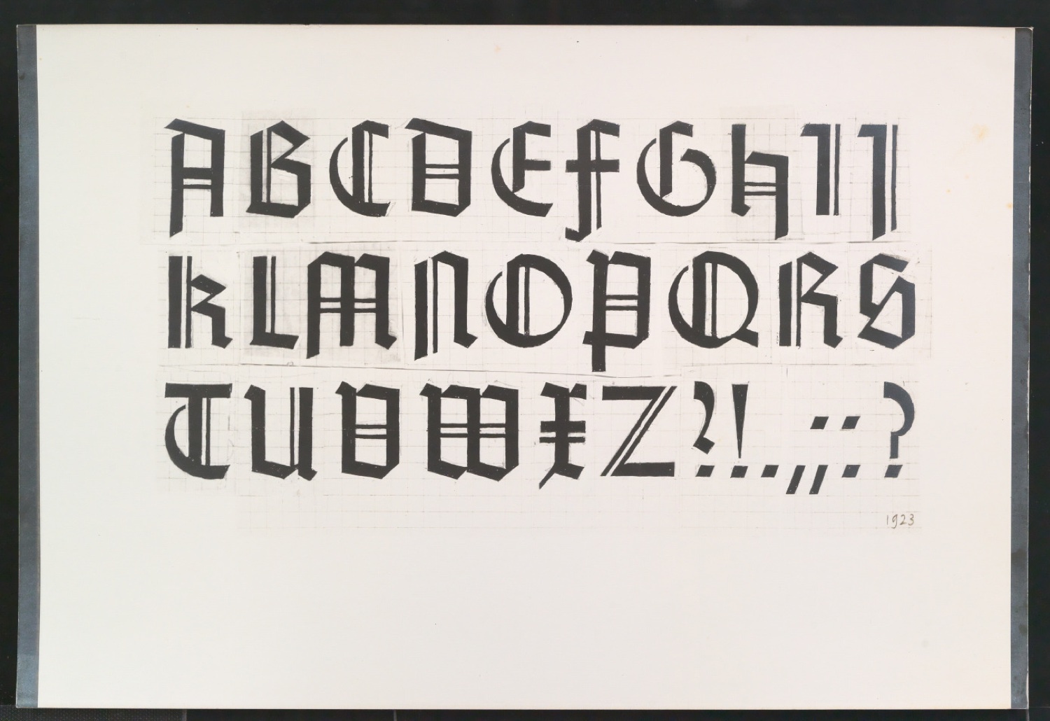 Fotokopie von Schriftübung Alphabet — Blatt 1
