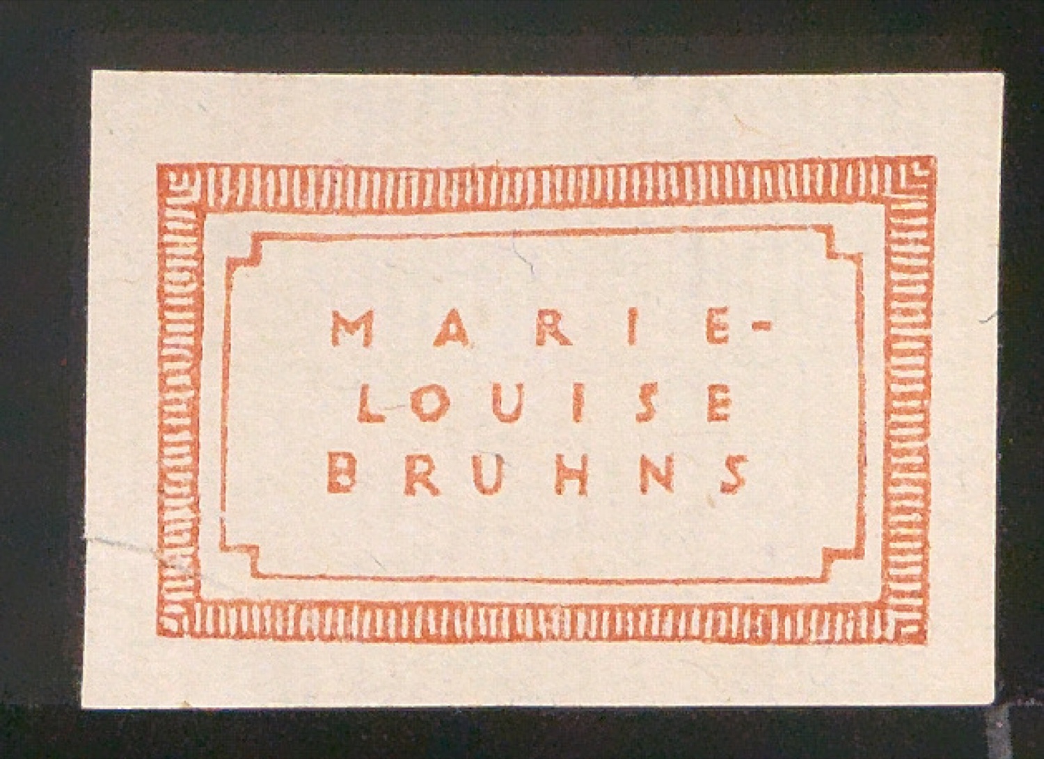 Exlibris für Marie-Louise Bruhns — Blatt 17