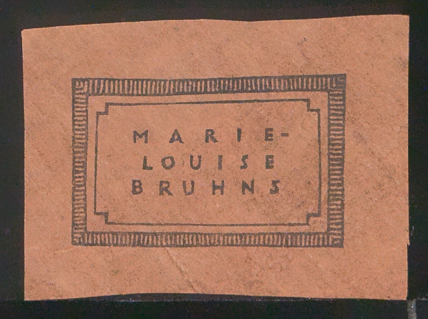Exlibris für Marie-Louise Bruhns — Blatt 19