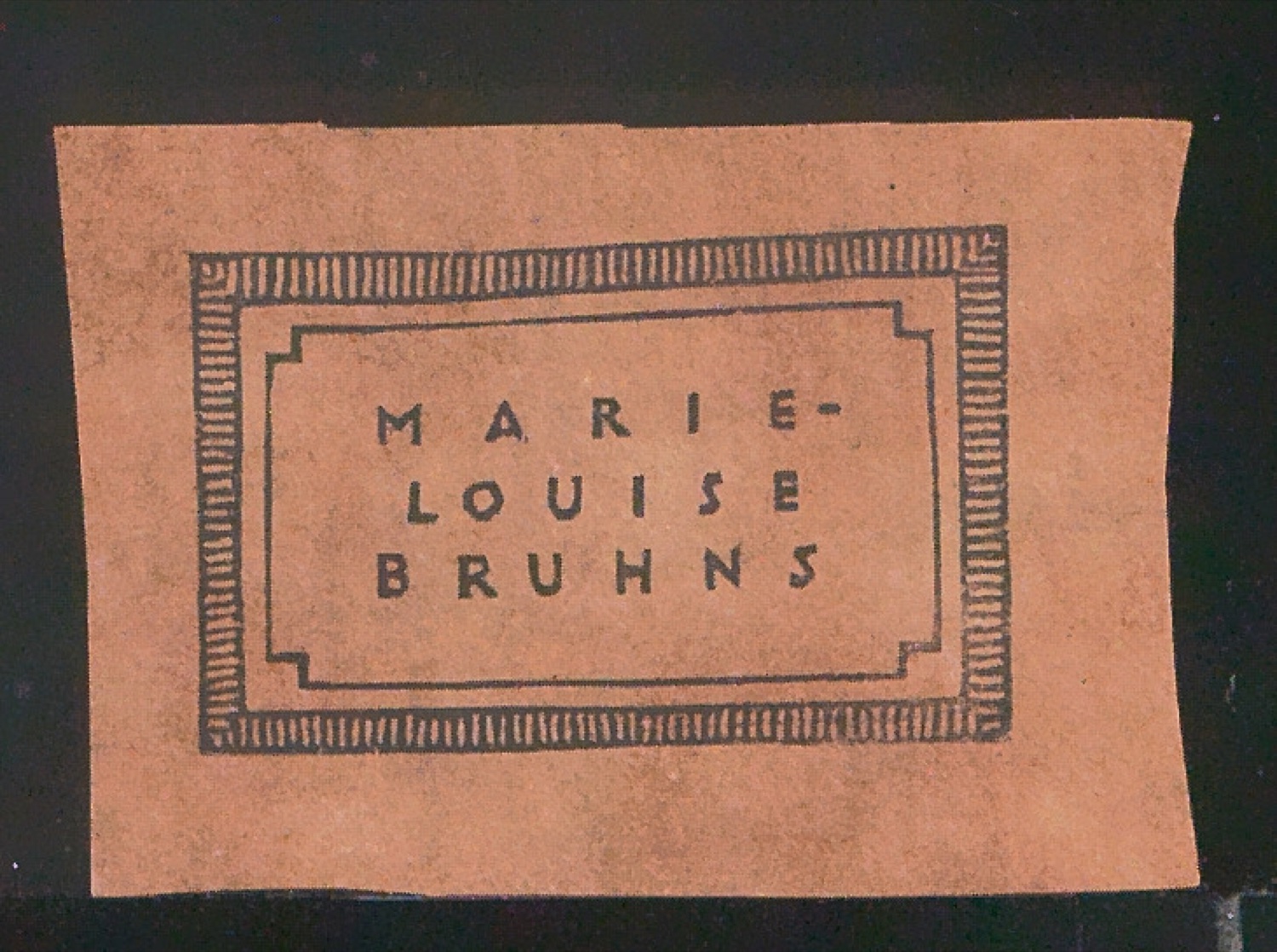 Exlibris für Marie-Louise Bruhns — Blatt 21