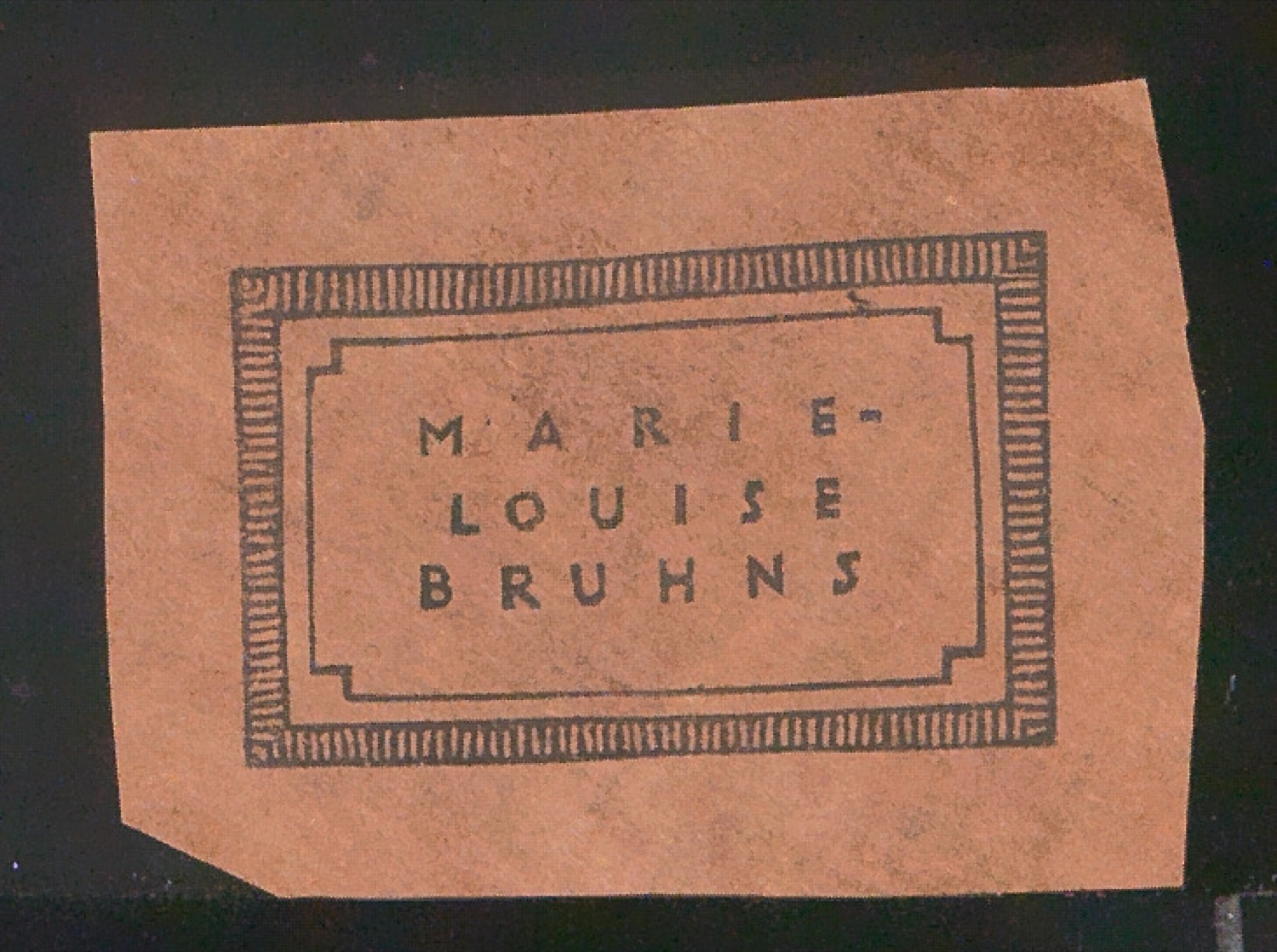 Exlibris für Marie-Louise Bruhns — Blatt 23