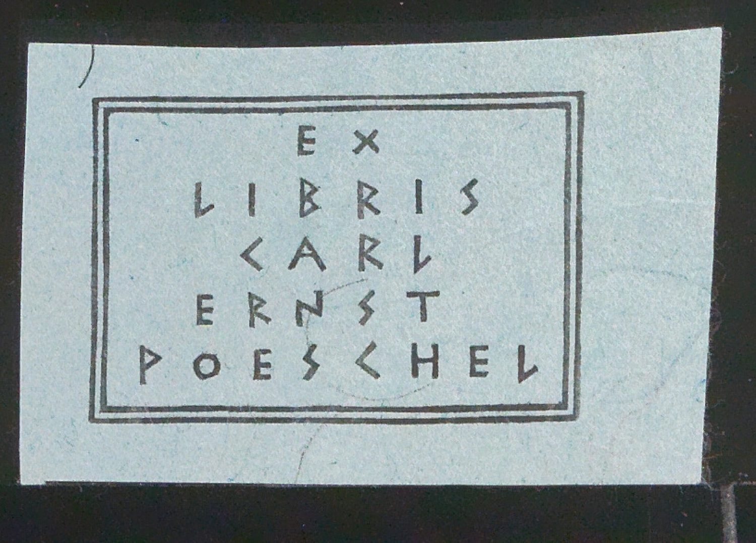 Exlibris für Carl Ernst Poeschel — Blatt 5