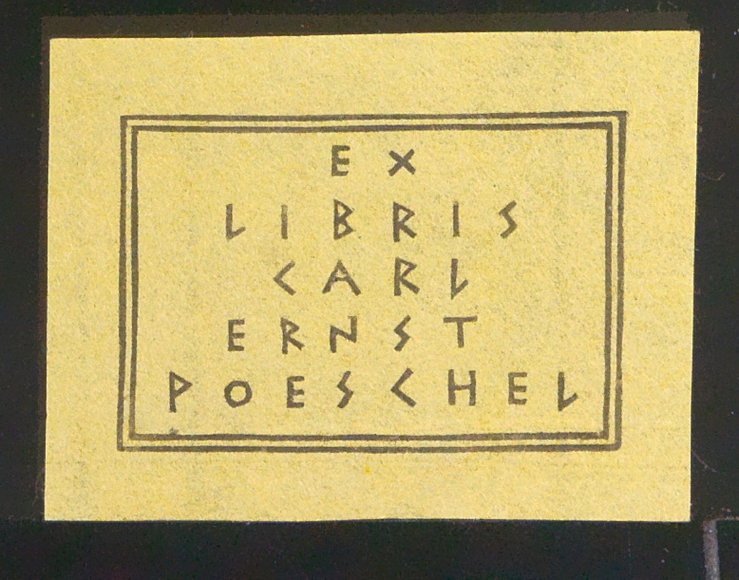 Exlibris für Carl Ernst Poeschel — Blatt 7