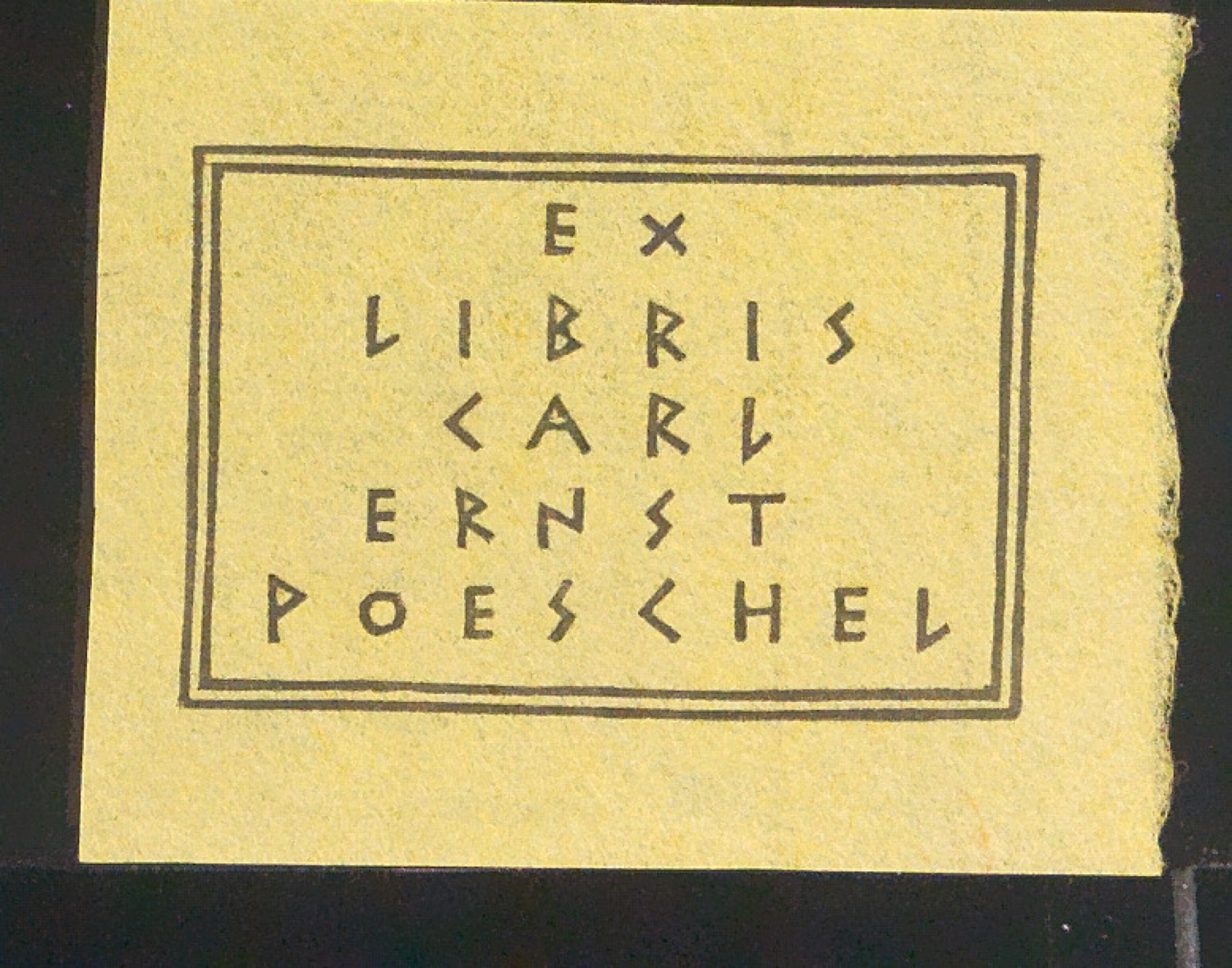 Exlibris für Carl Ernst Poeschel — Blatt 9