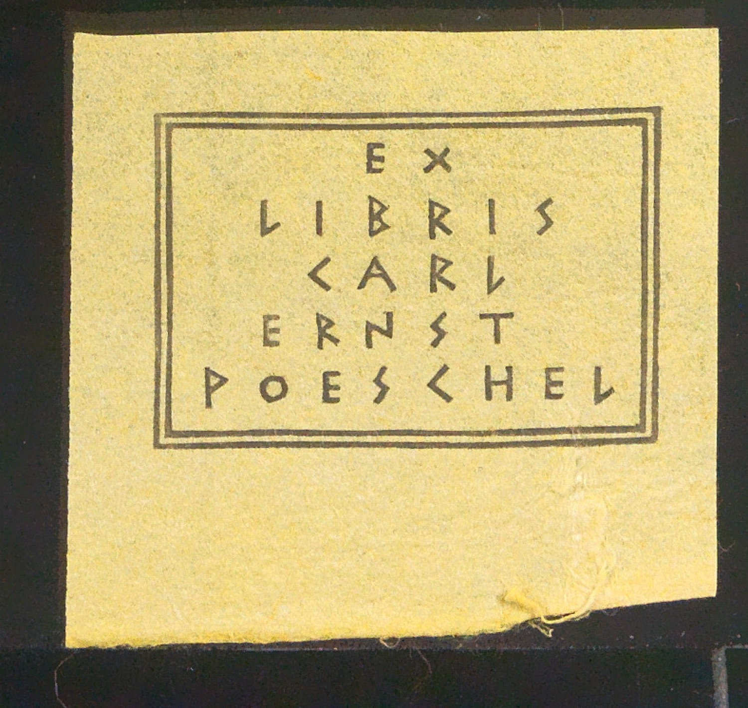 Exlibris für Carl Ernst Poeschel — Blatt 13