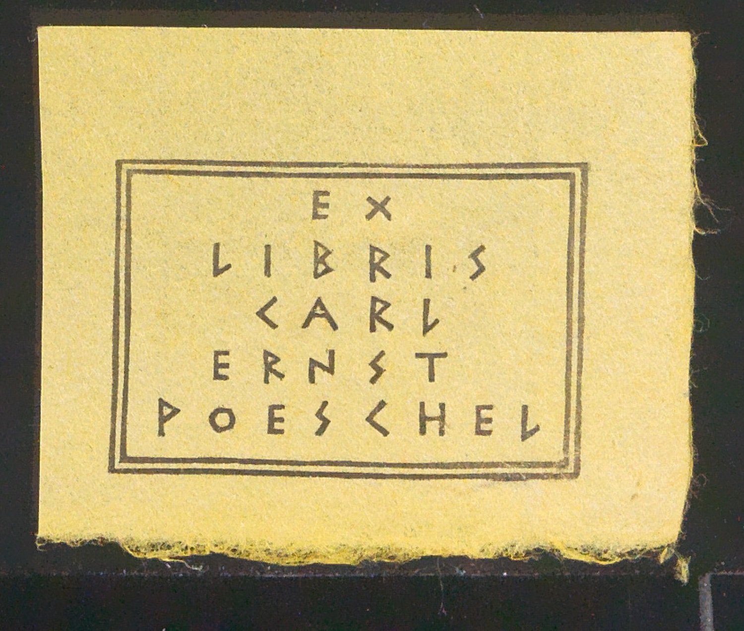 Exlibris für Carl Ernst Poeschel — Blatt 17