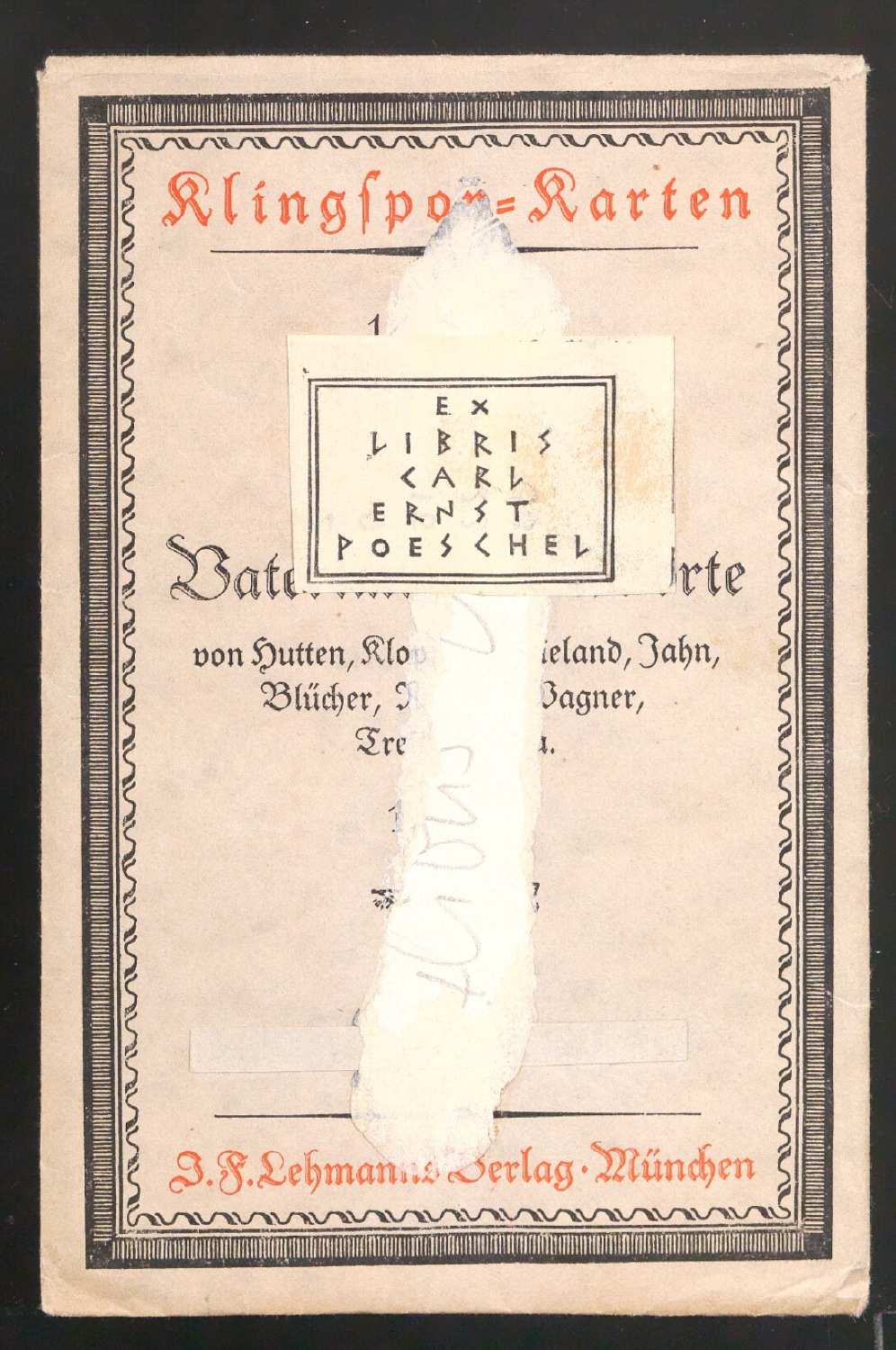 Exlibris für Carl Ernst Poeschel — Blatt 25