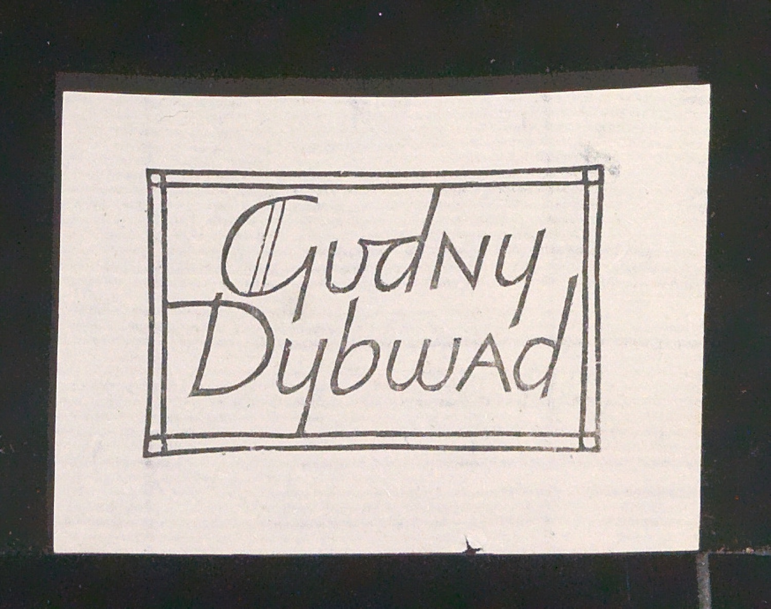 Exlibris für Gudny Dybwad — Blatt 9