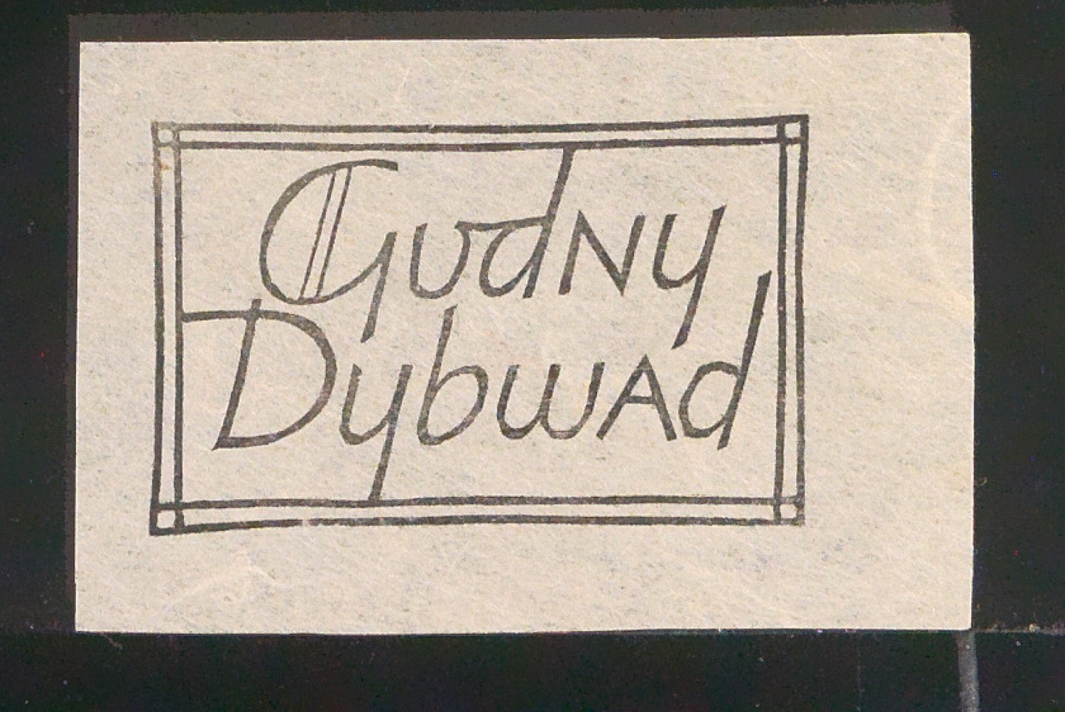 Exlibris für Gudny Dybwad — Blatt 15