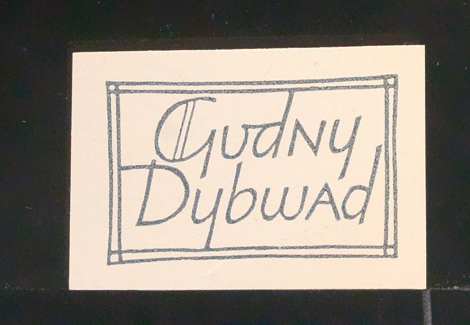 Exlibris für Gudny Dybwad — Blatt 43