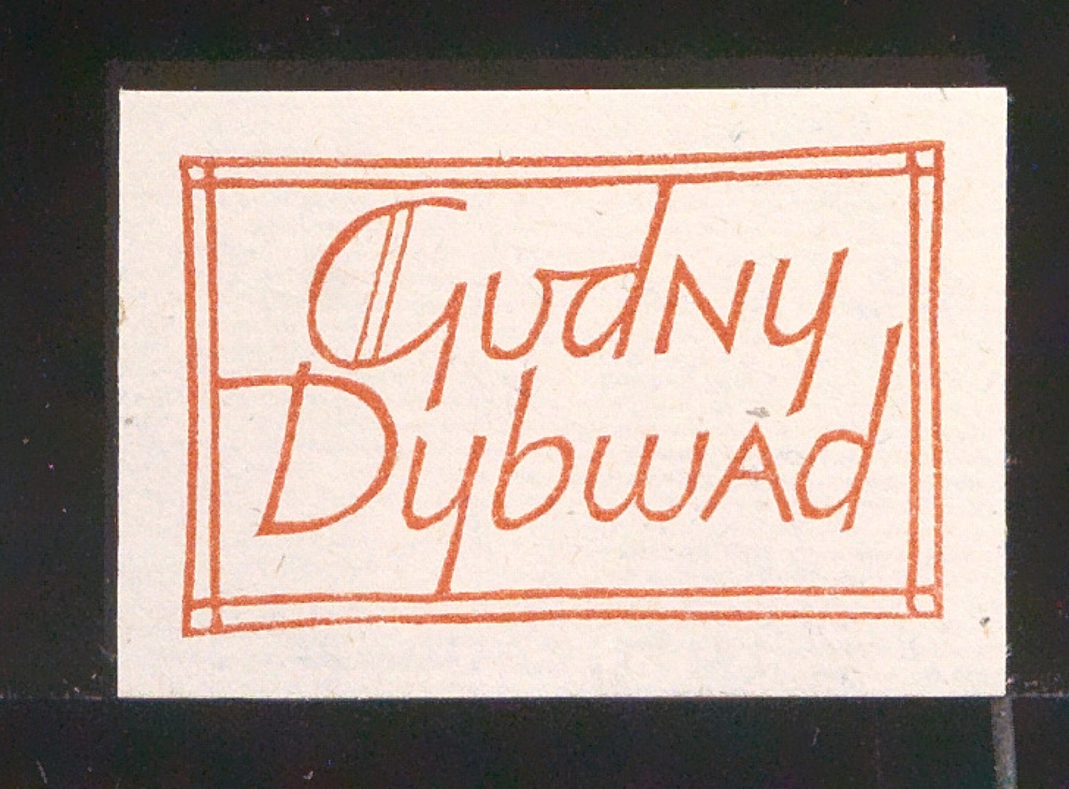 Exlibris für Gudny Dybwad — Blatt 67