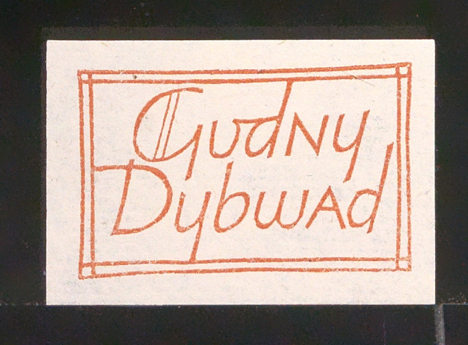 Exlibris für Gudny Dybwad — Blatt 69