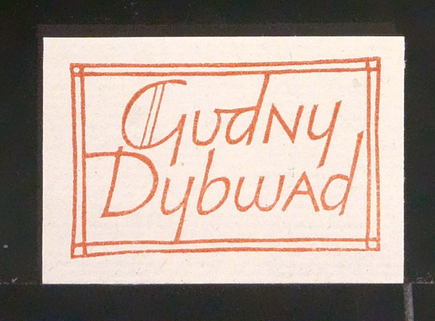 Exlibris für Gudny Dybwad — Blatt 73