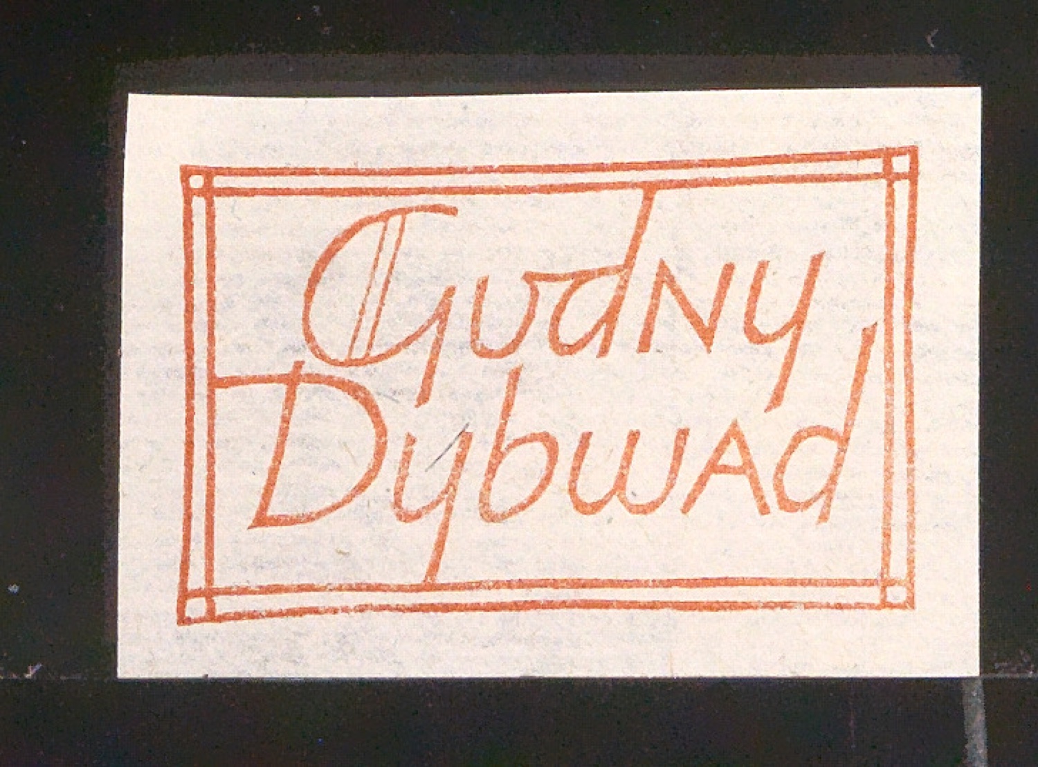 Exlibris für Gudny Dybwad — Blatt 75