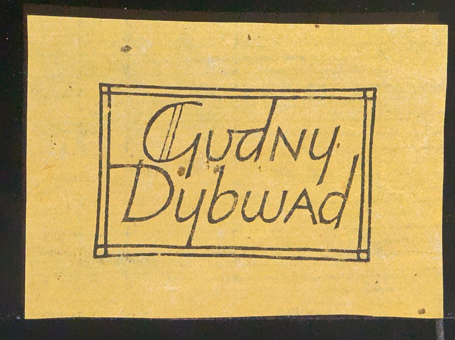 Exlibris für Gudny Dybwad — Blatt 93