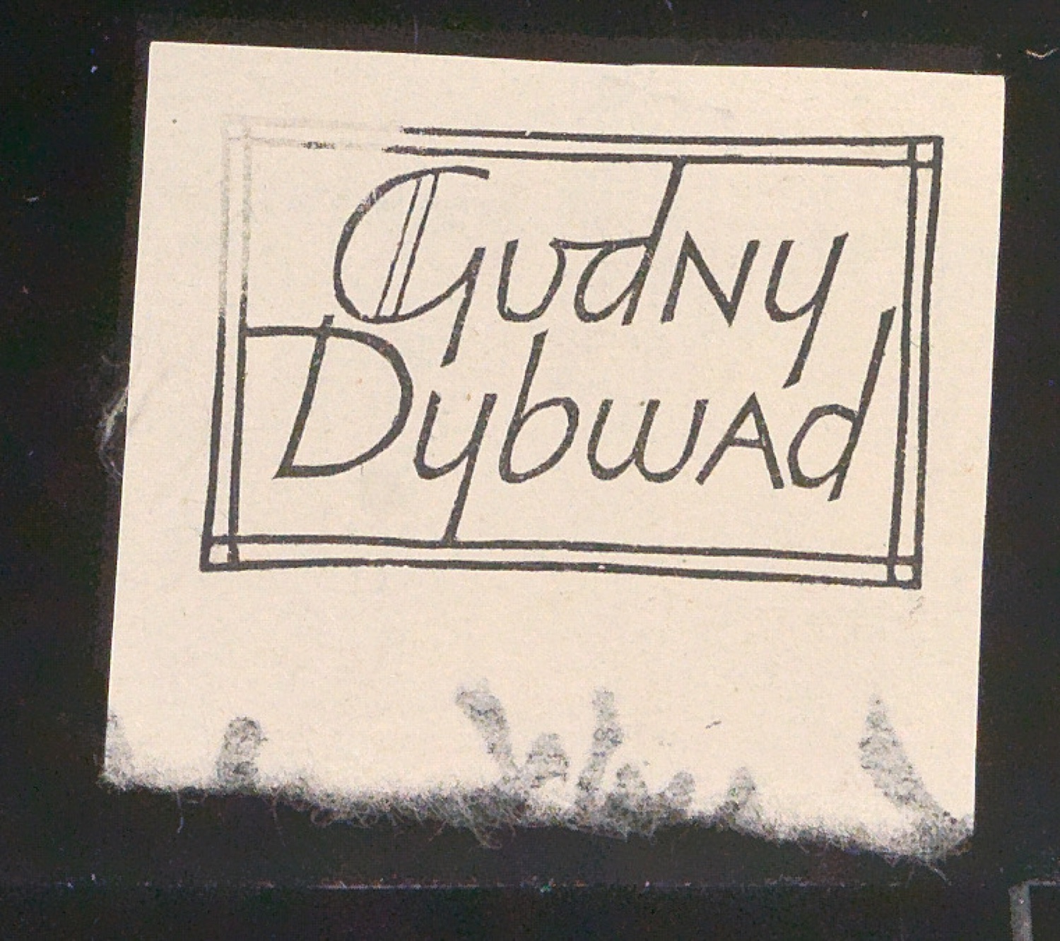 Exlibris für Gudny Dybwad — Blatt 103