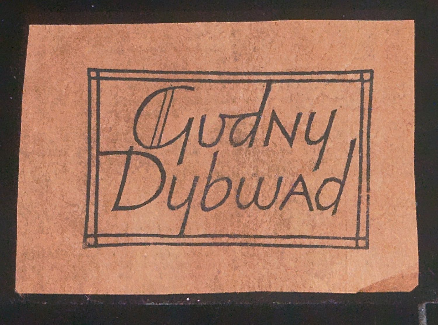 Exlibris für Gudny Dybwad — Blatt 105
