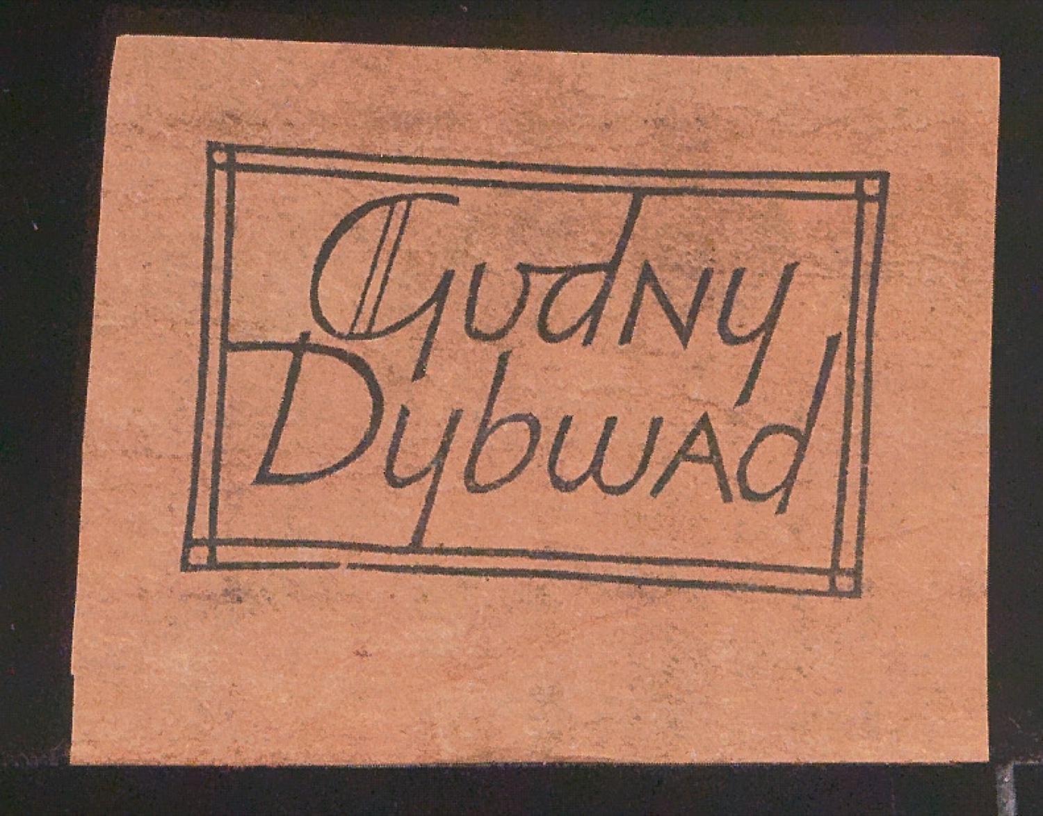 Exlibris für Gudny Dybwad — Blatt 107