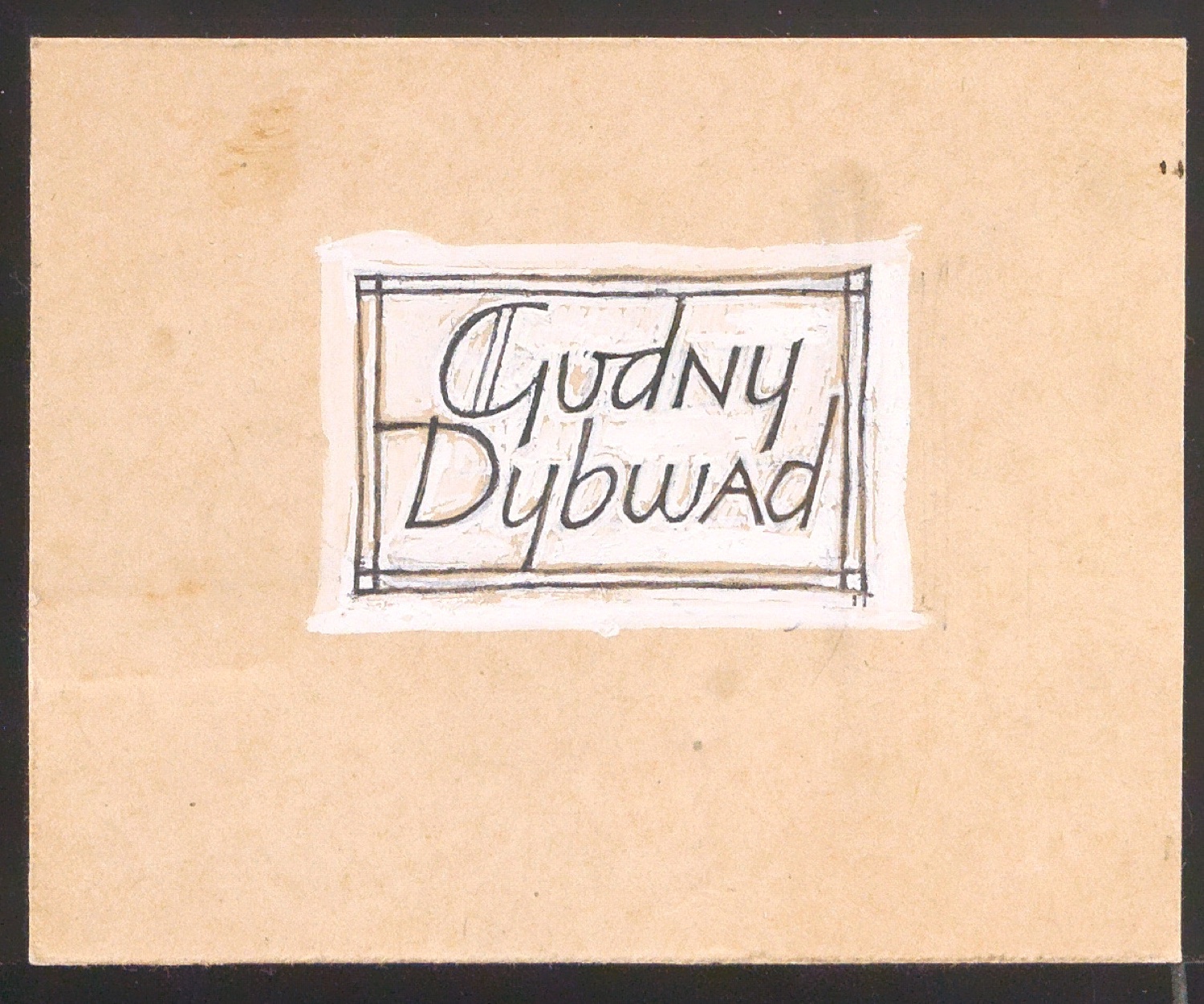 Exlibris für Gudny Dybwad — Blatt 115