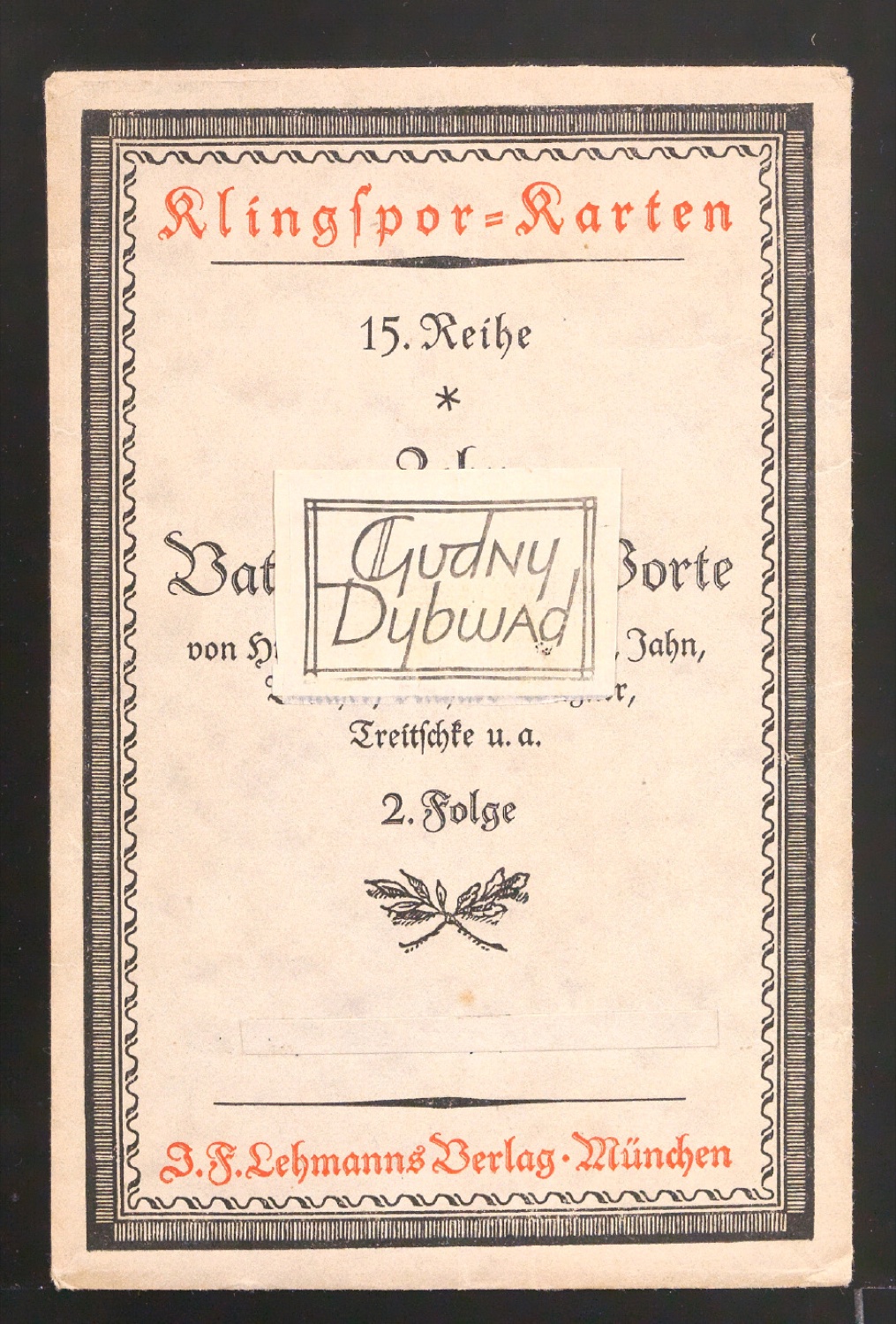 Exlibris für Gudny Dybwad — Blatt 123