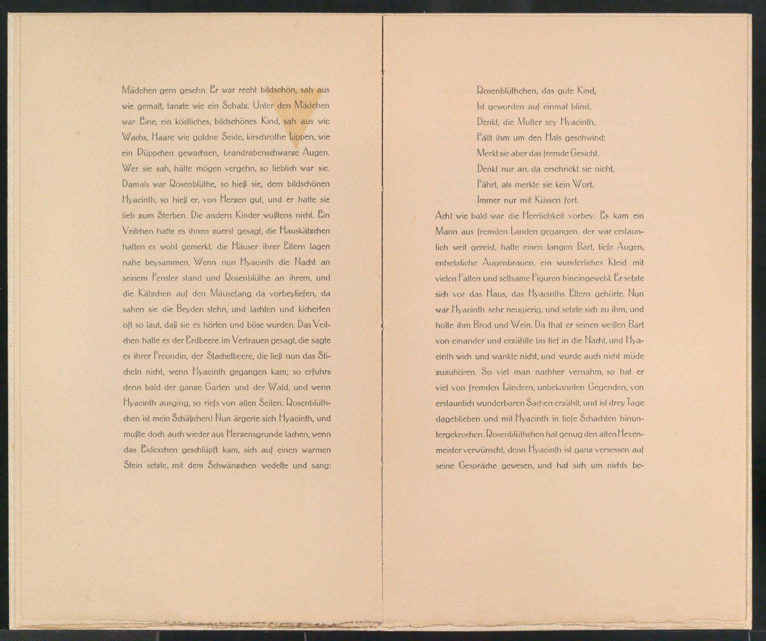 Mährchen von Hyacinth und Rosenblüthchen — Blatt 10