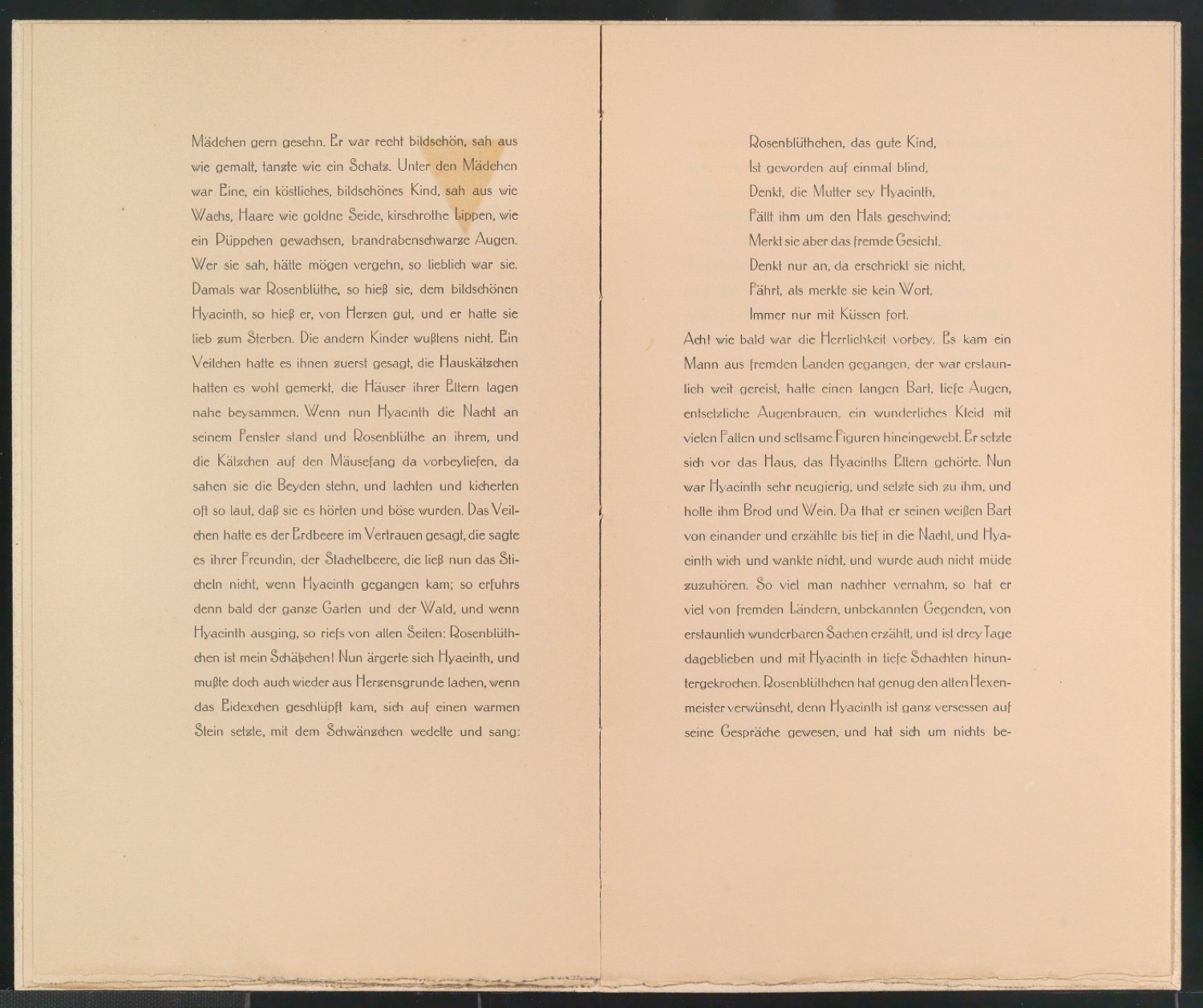 Mährchen von Hyacinth und Rosenblüthchen — Blatt 11
