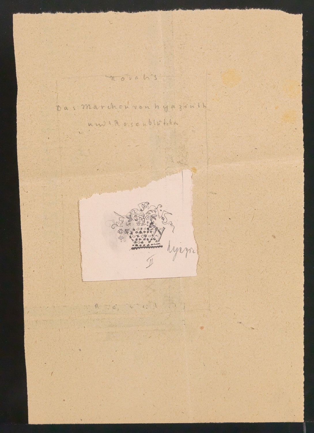 Konvolut Entwurfszeichnungen und Skizzen aus Skizzenbuch von 1920 — Blatt 35