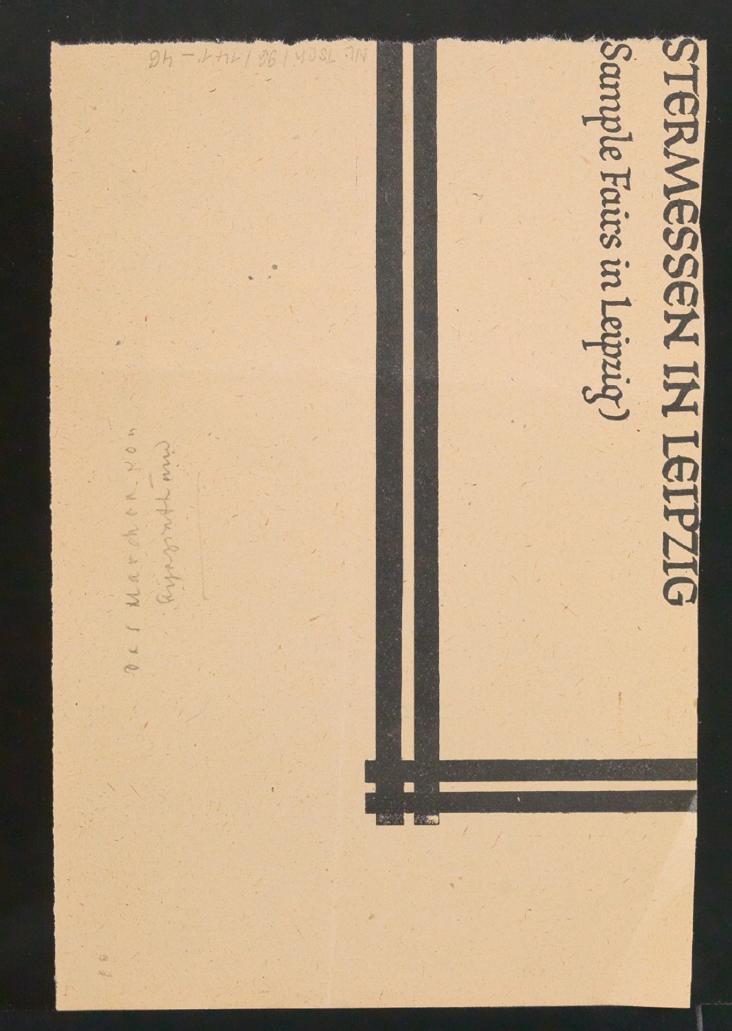 Konvolut Entwurfszeichnungen und Skizzen aus Skizzenbuch von 1920 — Blatt 44