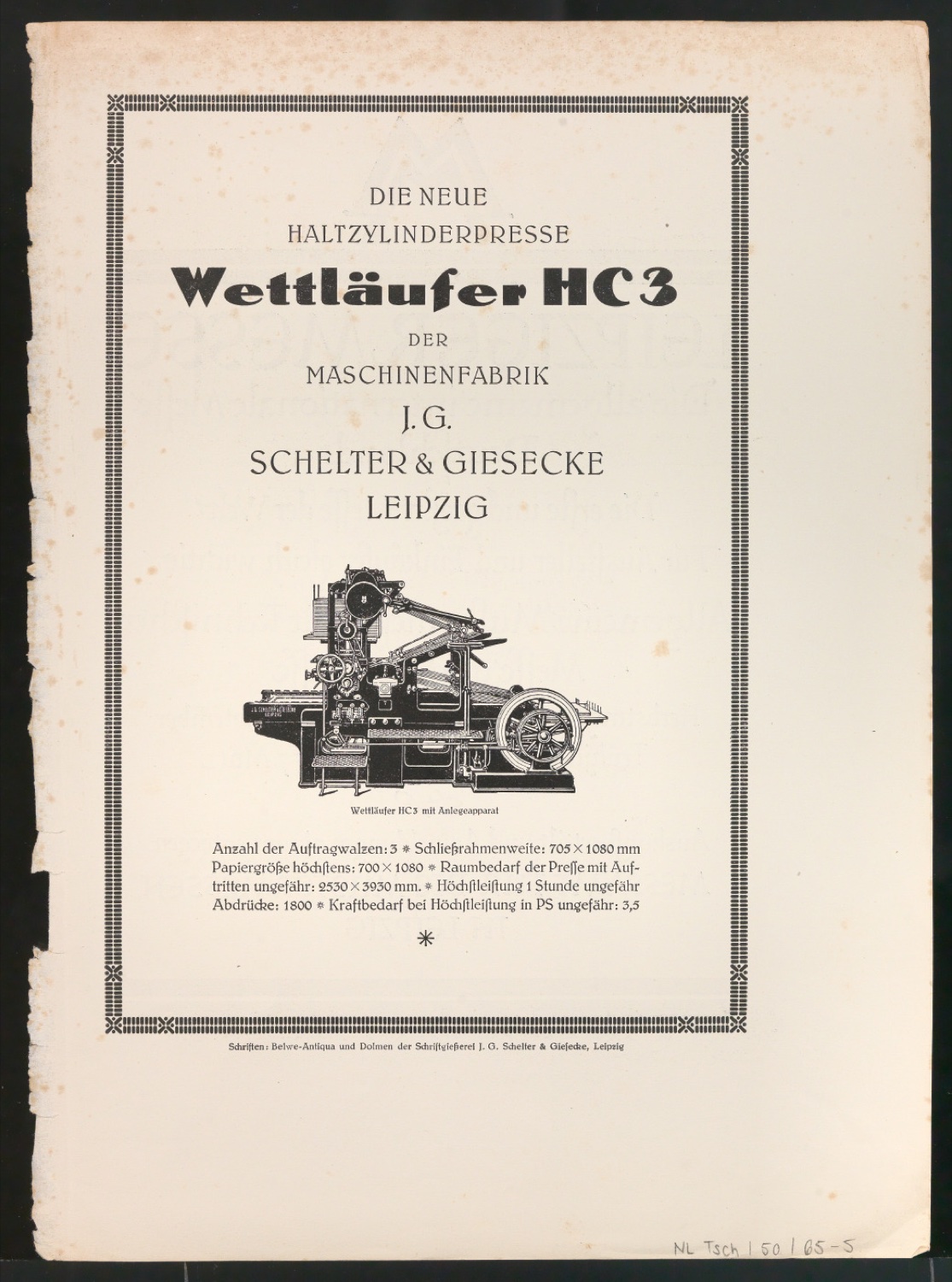Klische, Abzüge und Probedrucke für Anzeigen Leipziger Messe — Blatt 10