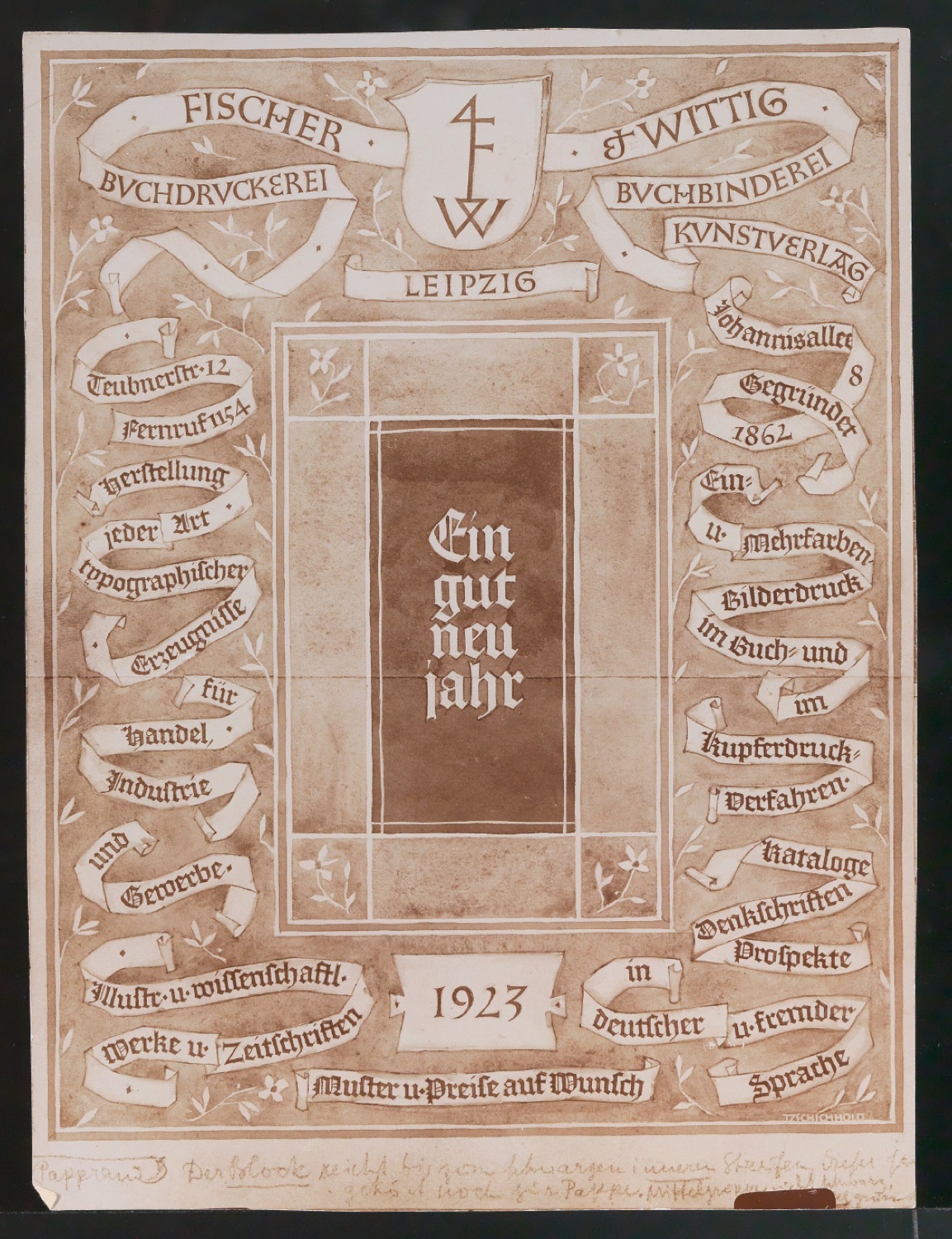 Kalender 1923 — Blatt 3