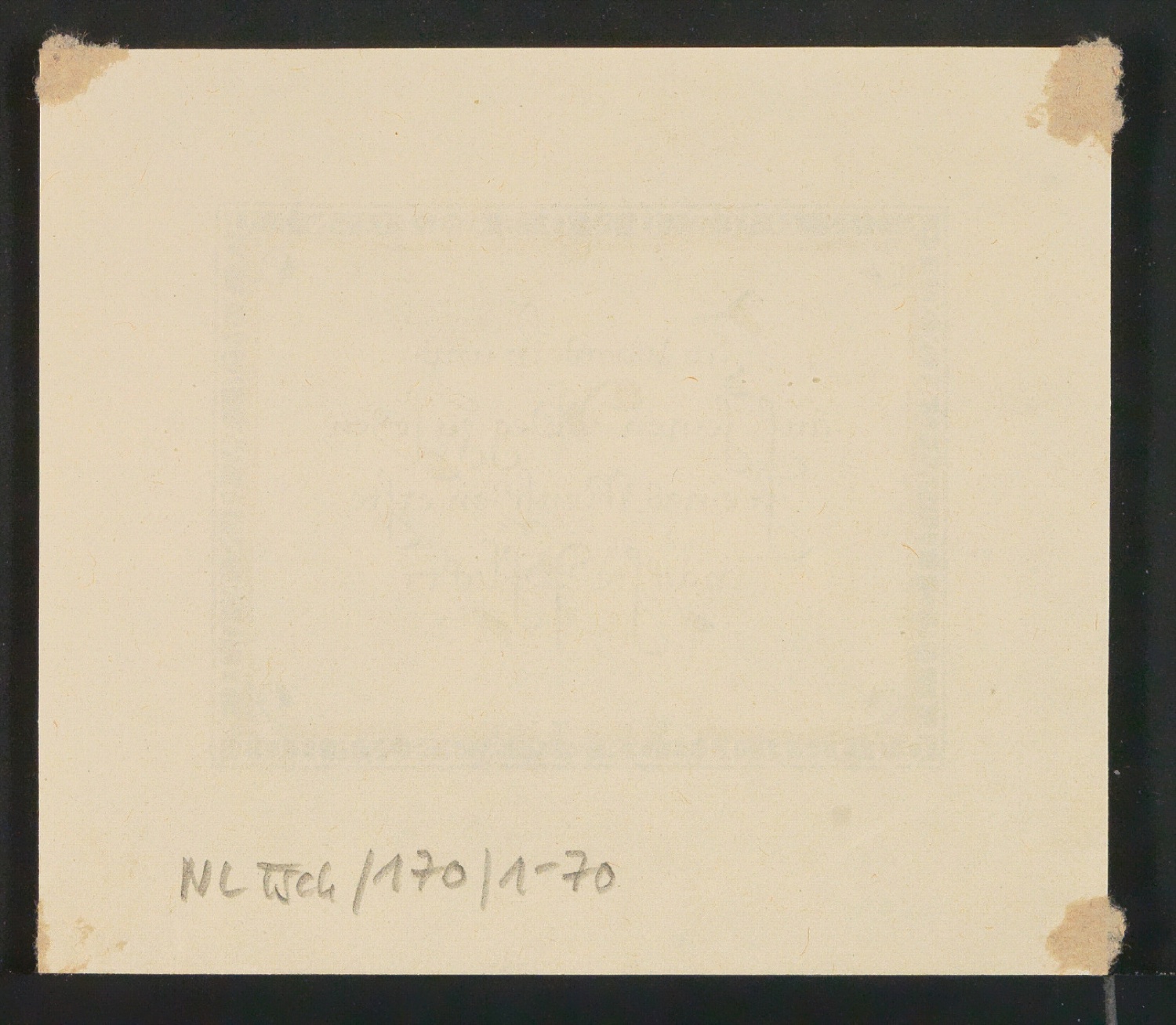 Zu wandeln und auf seinen Weg zu gehen, ist eines Menschen erste, nächste Pflicht. Goethe. Ein gut und selig Neujahr wünscht Johannes Tzschichhold, Leipzig, 1922. — Blatt 4