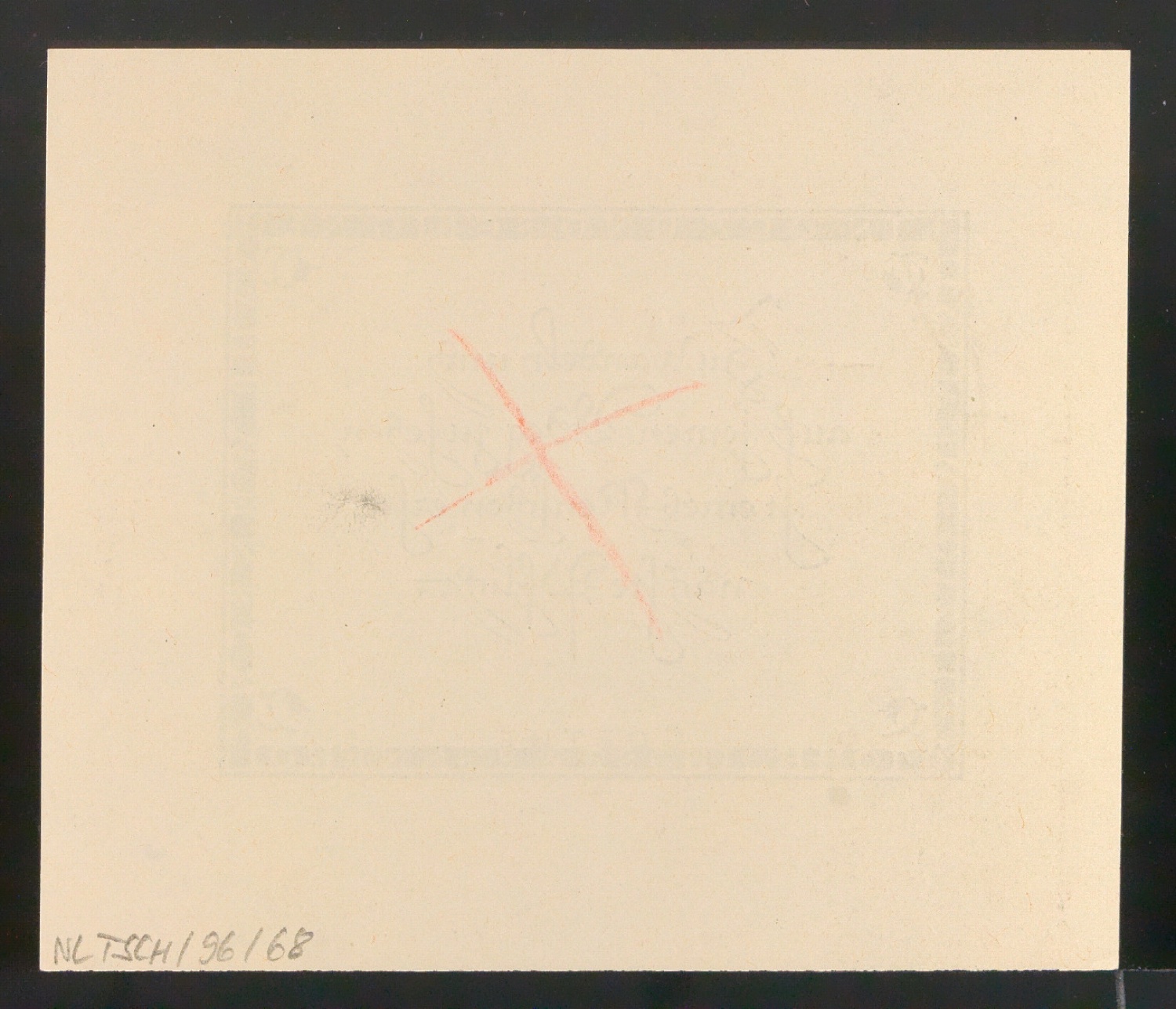 Zu wandeln und auf seinen Weg zu gehen, ist eines Menschen erste, nächste Pflicht. Goethe. Ein gut und selig Neujahr wünscht Johannes Tzschichhold, Leipzig, 1922. — Blatt 4