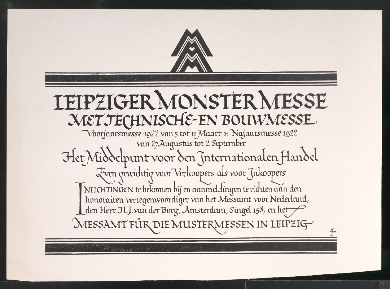 Probedrucke für Anzeigen Leipziger Messe — Blatt 35