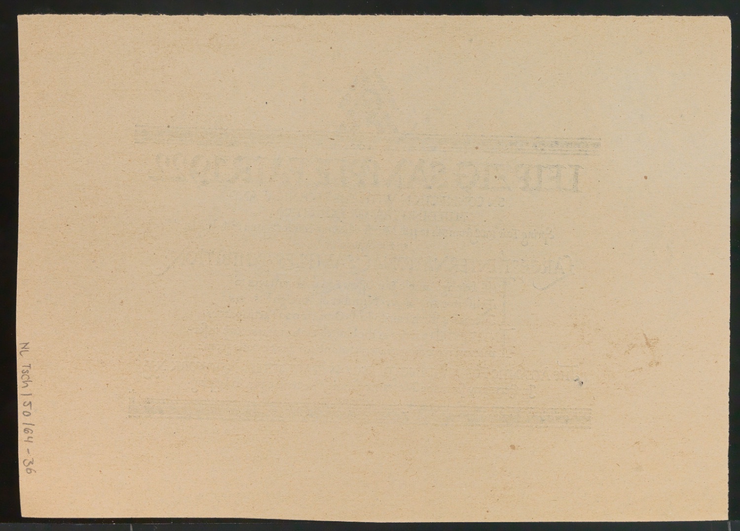 Probedrucke für Anzeigen Leipziger Messe — Blatt 74