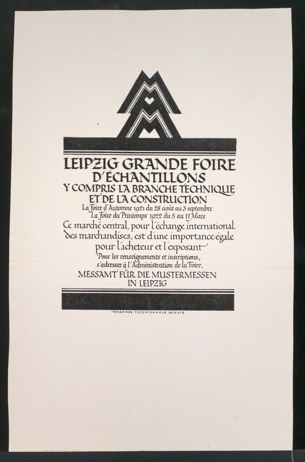 Probedrucke für Anzeigen Leipziger Messe — Blatt 145