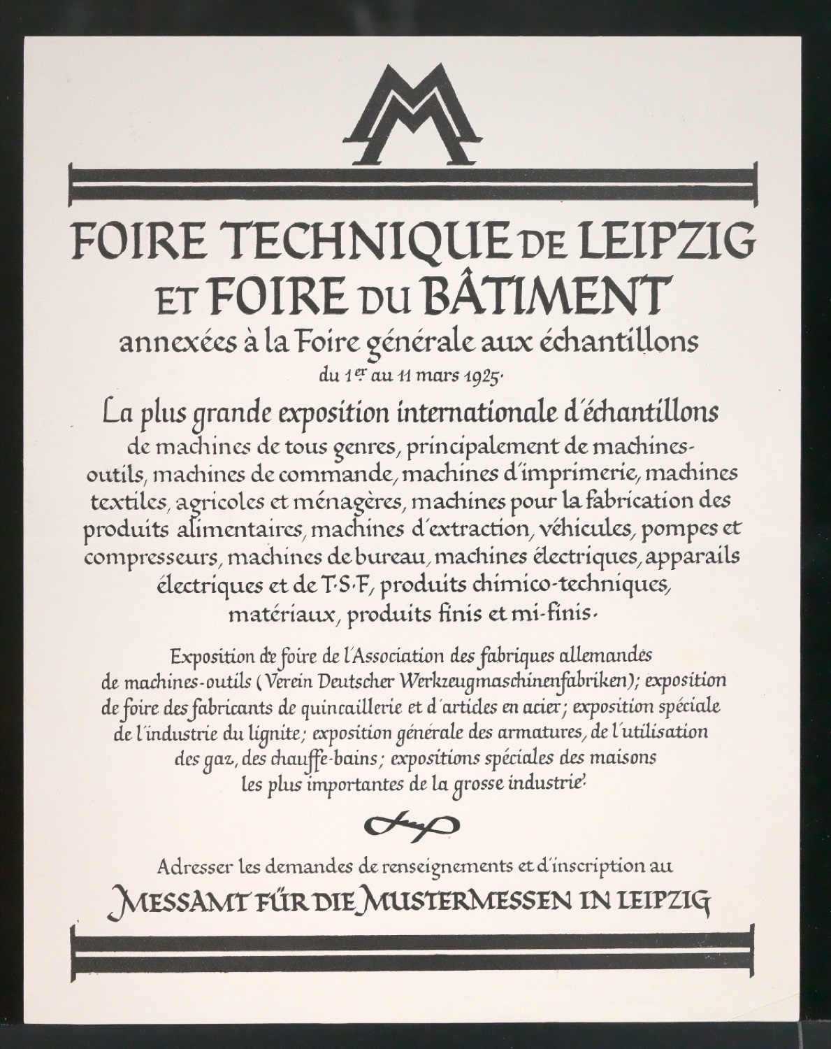 Probedrucke für Anzeigen Leipziger Messe — Blatt 151