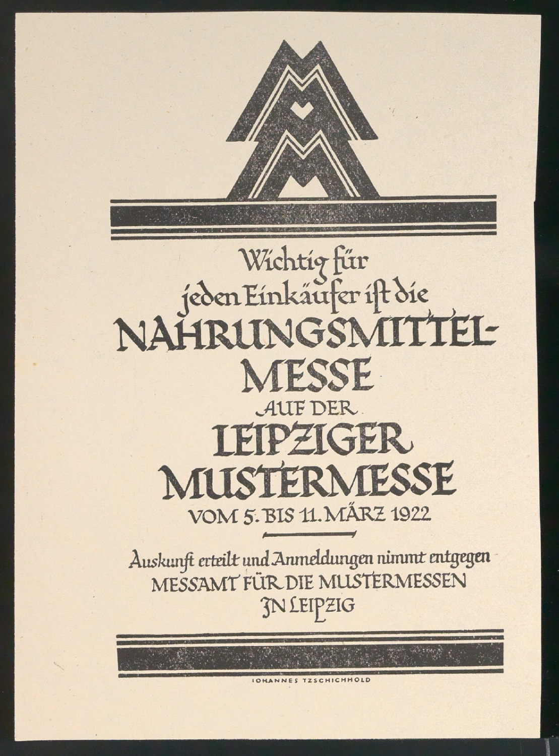 Probedrucke für Anzeigen Leipziger Messe — Blatt 209