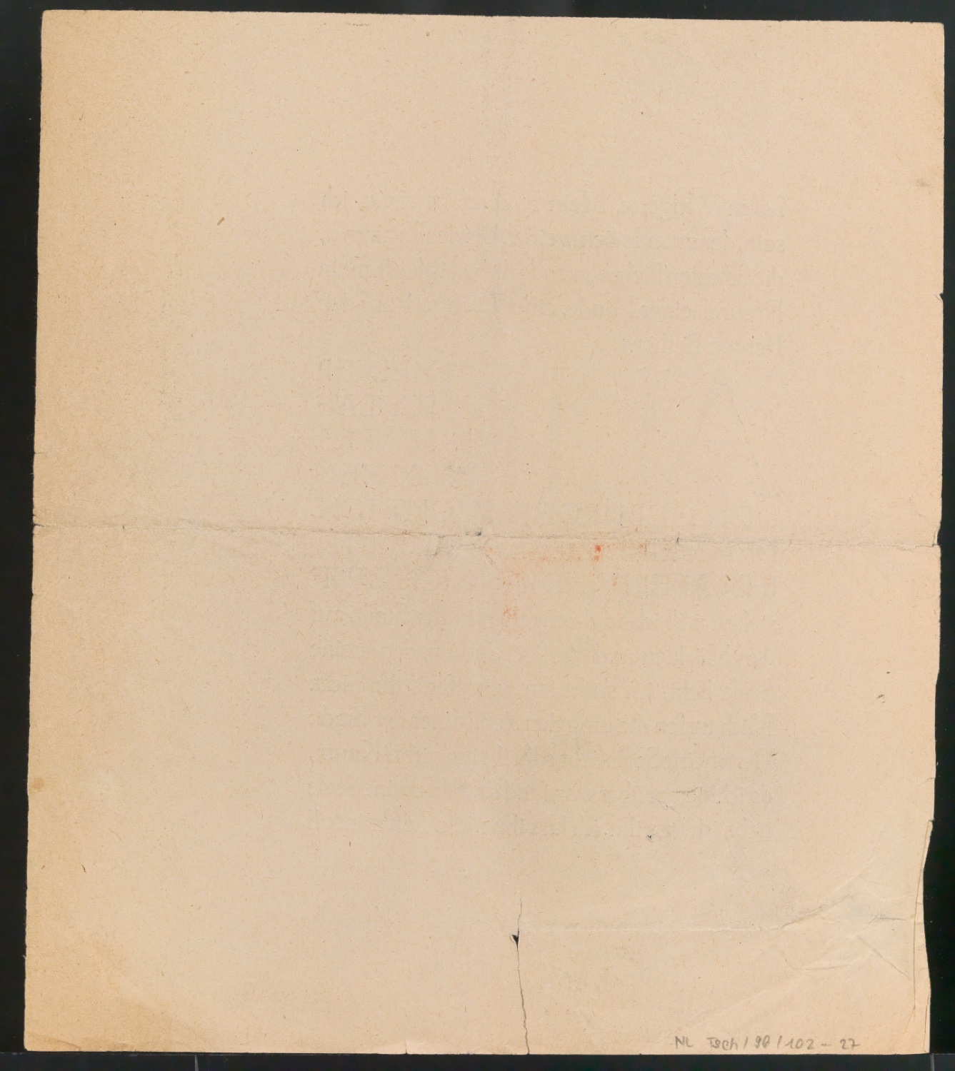 Probedrucke von Seiten aus Brief des Pastors — Blatt 2