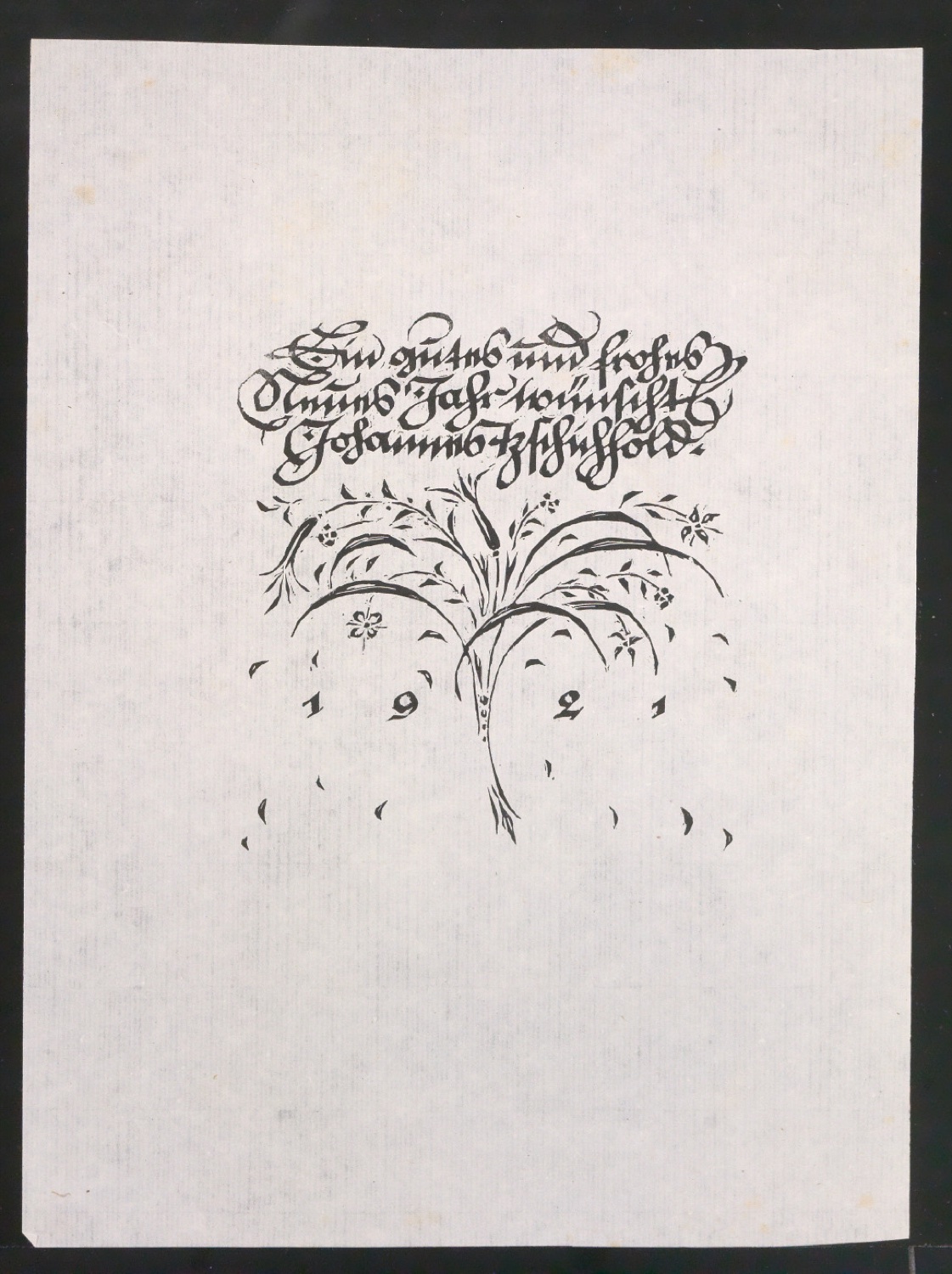 Ein gutes und frohes Neues Jahr wünscht Johannes Tzschichhold 1921 — Blatt 3